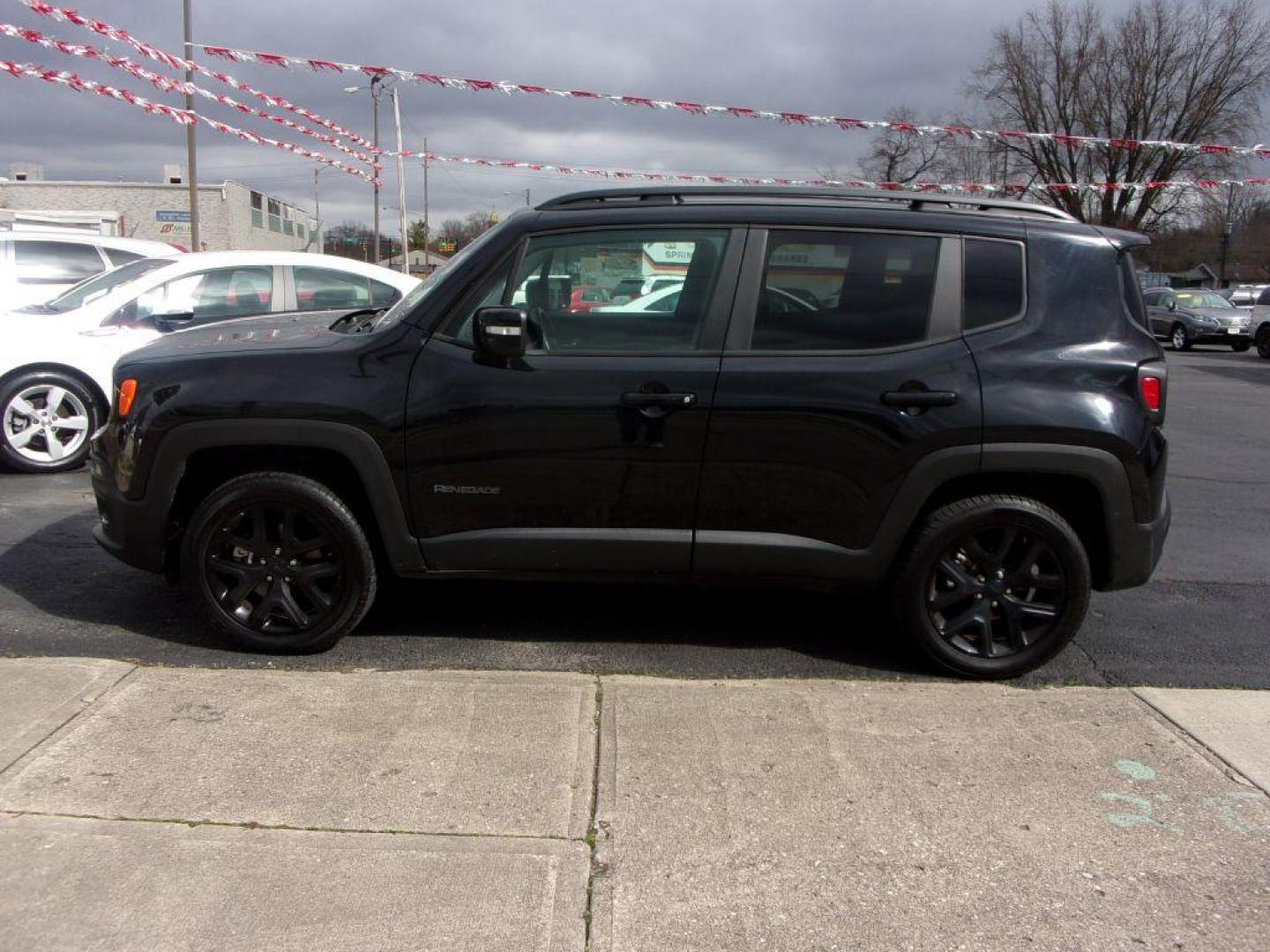 2017 BLACK JEEP RENEGADE LATITUDE (ZACCJBBB3HP) with an 2.4L engine, Automatic transmission, located at 501 E. Columbia St., Springfield, OH, 45503, (800) 262-7122, 39.925262, -83.801796 - Photo#0