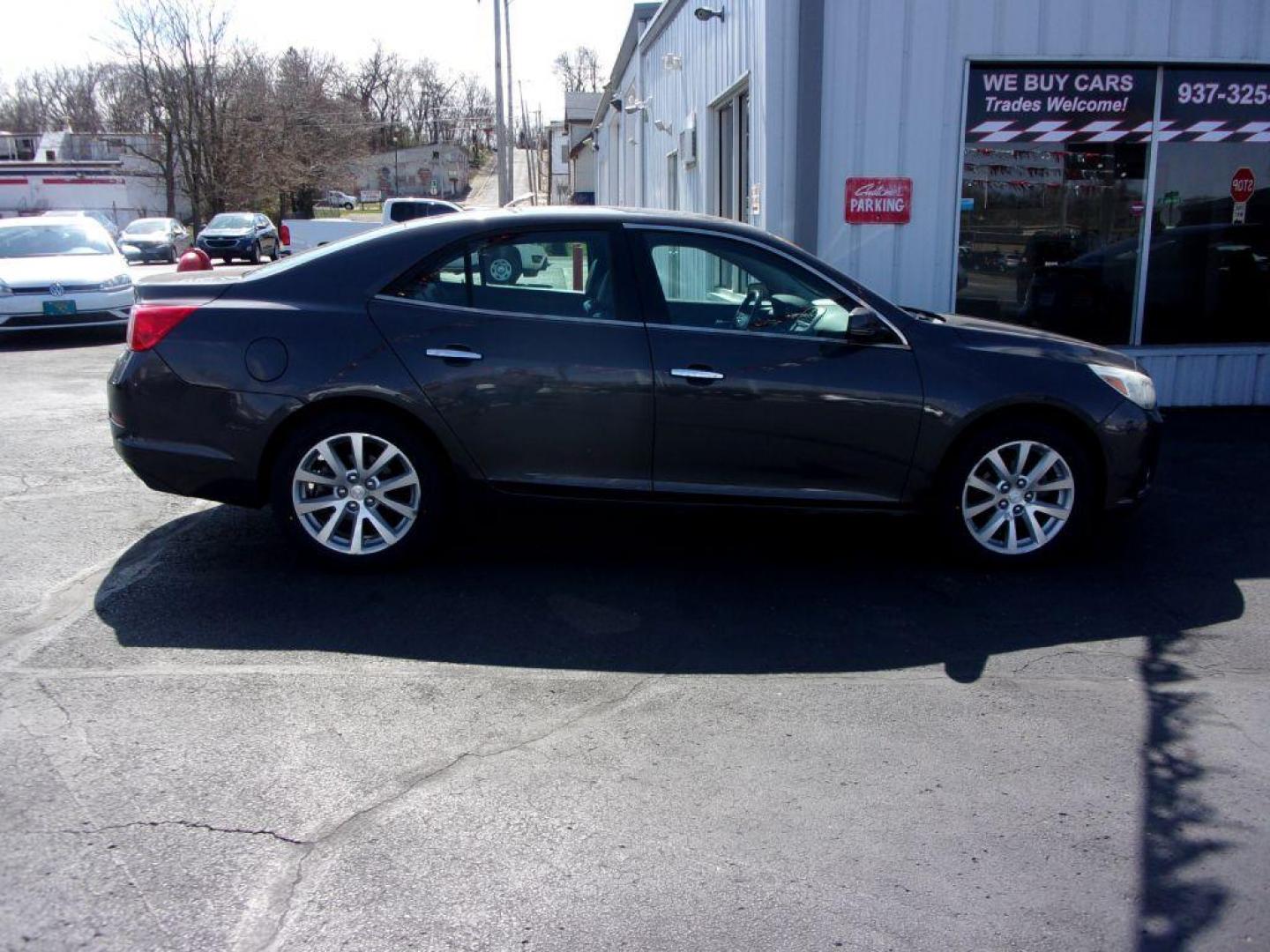 2013 GRAY CHEVROLET MALIBU LTZ (1G11H5SA1DF) with an 2.5L engine, Automatic transmission, located at 501 E. Columbia St., Springfield, OH, 45503, (800) 262-7122, 39.925262, -83.801796 - ***Clean Carfax***LTZ***New Tires***Heated Leather Seating***Serviced and Detailed*** Jay North Auto has offered hand picked vehicles since 1965! Our customer's enjoy a NO pressure buying experience with a small town feel. All of our vehicles get fully inspected and detailed. We are a preferred - Photo#0