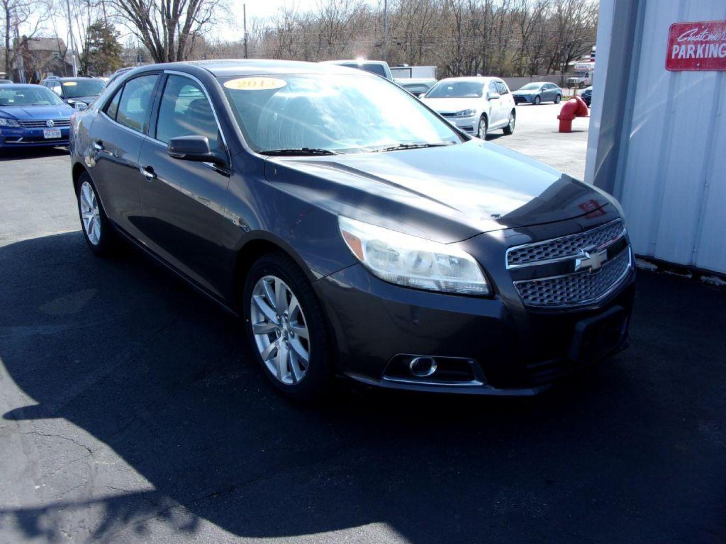 2013 GRAY CHEVROLET MALIBU LTZ (1G11H5SA1DF) with an 2.5L engine, Automatic transmission, located at 501 E. Columbia St., Springfield, OH, 45503, (800) 262-7122, 39.925262, -83.801796 - ***Clean Carfax***LTZ***New Tires***Heated Leather Seating***Serviced and Detailed*** Jay North Auto has offered hand picked vehicles since 1965! Our customer's enjoy a NO pressure buying experience with a small town feel. All of our vehicles get fully inspected and detailed. We are a preferred - Photo#2