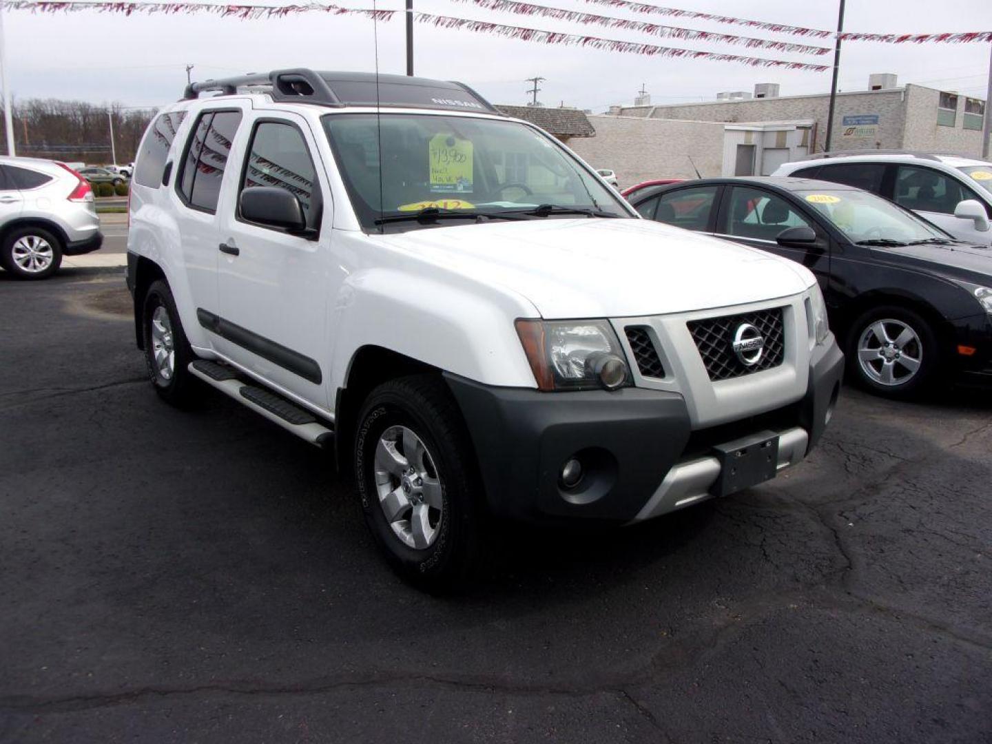 2012 WHITE NISSAN XTERRA S (5N1AN0NW2CC) with an 4.0L engine, Automatic transmission, located at 501 E. Columbia St., Springfield, OH, 45503, (800) 262-7122, 39.925262, -83.801796 - *** 4.0L V6 4wd *** Serviced and Detailed *** NICE!!! *** Jay North Auto has offered hand picked vehicles since 1965! Our customer's enjoy a NO pressure buying experience with a small town feel. All of our vehicles get fully inspected and detailed. We are a preferred dealer for many local credit - Photo#2