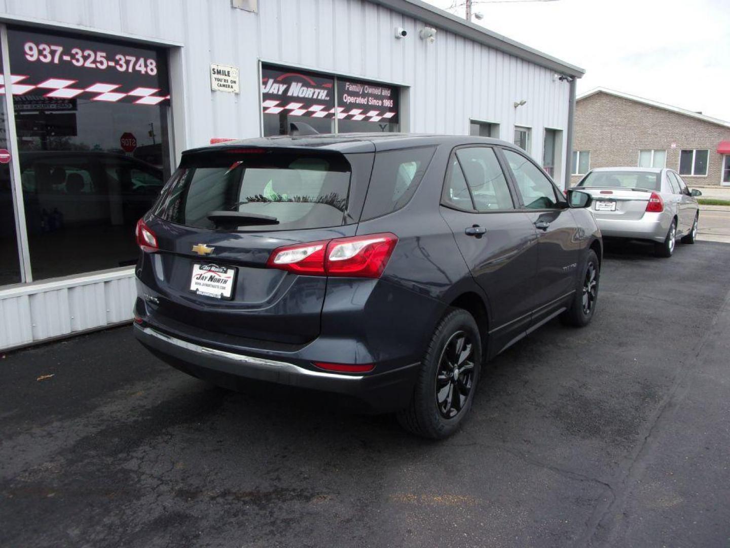 2018 BLUE CHEVROLET EQUINOX LS (3GNAXHEV7JL) with an 1.5L engine, Automatic transmission, located at 501 E. Columbia St., Springfield, OH, 45503, (800) 262-7122, 39.925262, -83.801796 - Photo#3