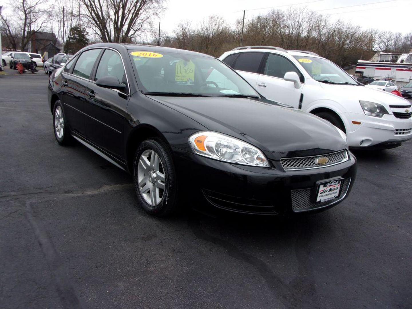 2016 BLACK CHEVROLET IMPALA LIMITED LT (2G1WB5E35G1) with an 3.6L engine, Automatic transmission, located at 501 E. Columbia St., Springfield, OH, 45503, (800) 262-7122, 39.925262, -83.801796 - Photo#2