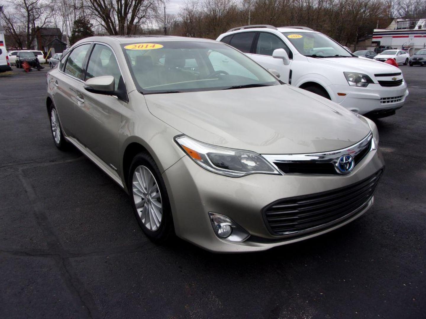 2014 TAN TOYOTA AVALON HYBRID XLE TOURING (4T1BD1EB1EU) with an 2.5L engine, Automatic transmission, located at 501 E. Columbia St., Springfield, OH, 45503, (800) 262-7122, 39.925262, -83.801796 - Photo#2