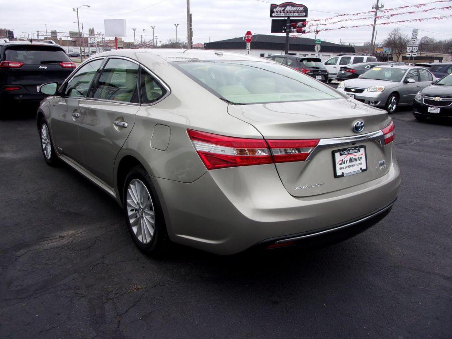 2014 TAN TOYOTA AVALON HYBRID XLE TOURING (4T1BD1EB1EU) with an 2.5L engine, Automatic transmission, located at 501 E. Columbia St., Springfield, OH, 45503, (800) 262-7122, 39.925262, -83.801796 - Photo#5