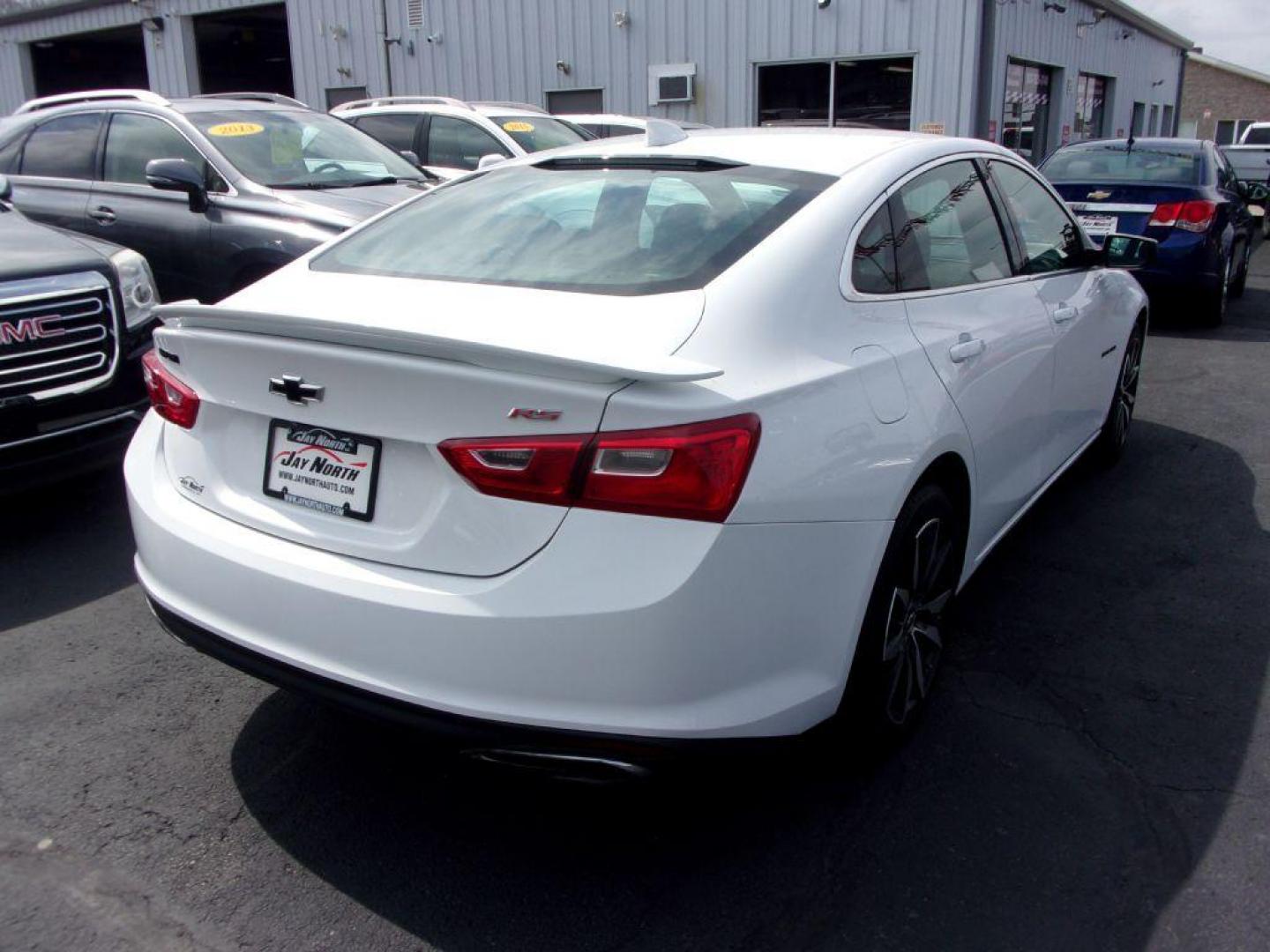 2020 WHITE CHEVROLET MALIBU RS (1G1ZG5ST5LF) with an 1.5L engine, Continuously Variable transmission, located at 501 E. Columbia St., Springfield, OH, 45503, (800) 262-7122, 39.925262, -83.801796 - Photo#8