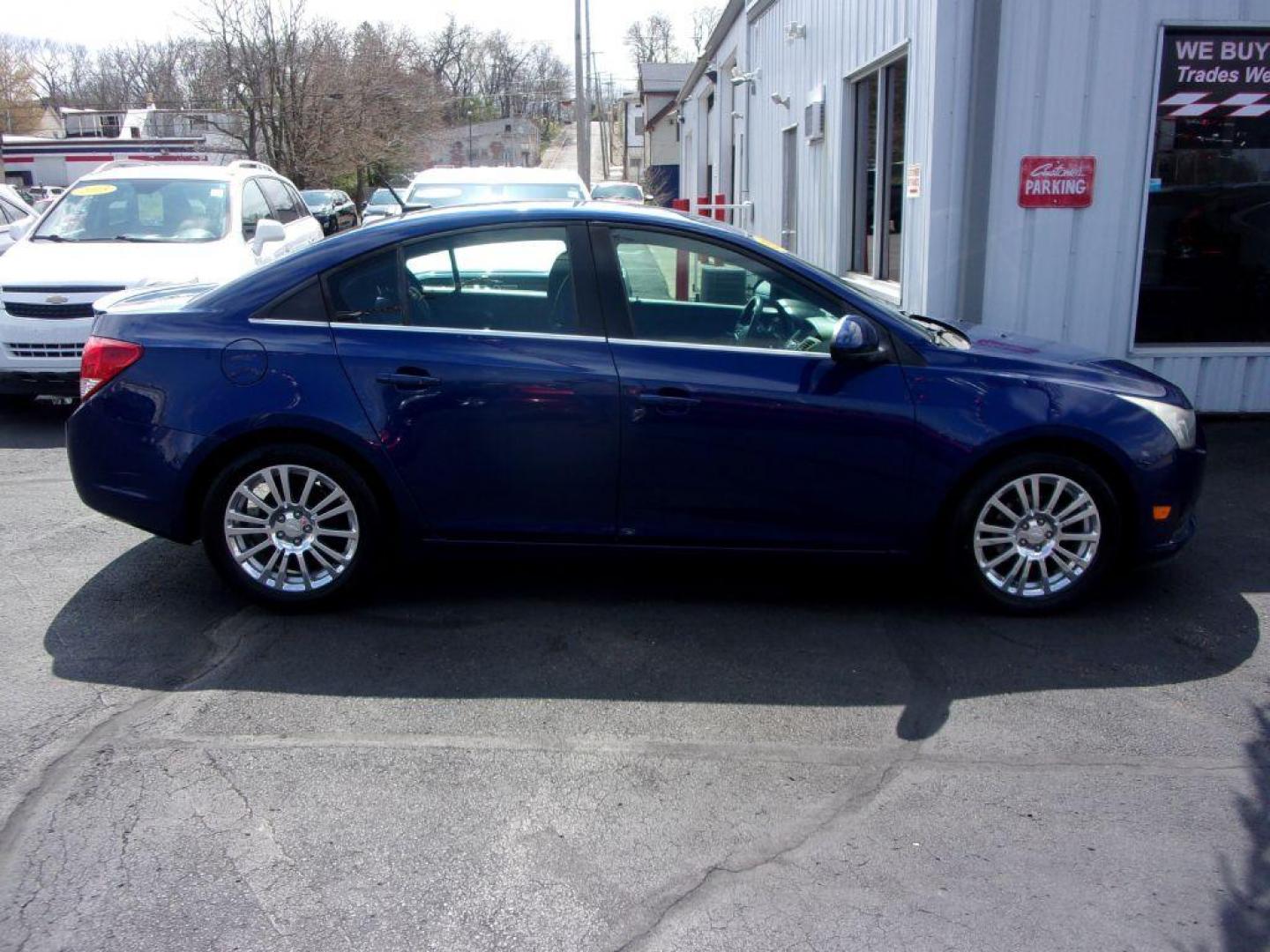 2013 BLUE CHEVROLET CRUZE ECO (1G1PH5SB1D7) with an 1.4L engine, Automatic transmission, located at 501 E. Columbia St., Springfield, OH, 45503, (800) 262-7122, 39.925262, -83.801796 - ***ECO Package***New tires***Clean Carfax***Serviced and Detailed*** Jay North Auto has offered hand picked vehicles since 1965! Our customer's enjoy a NO pressure buying experience with a small town feel. All of our vehicles get fully inspected and detailed. We are a preferred dealer for many l - Photo#0