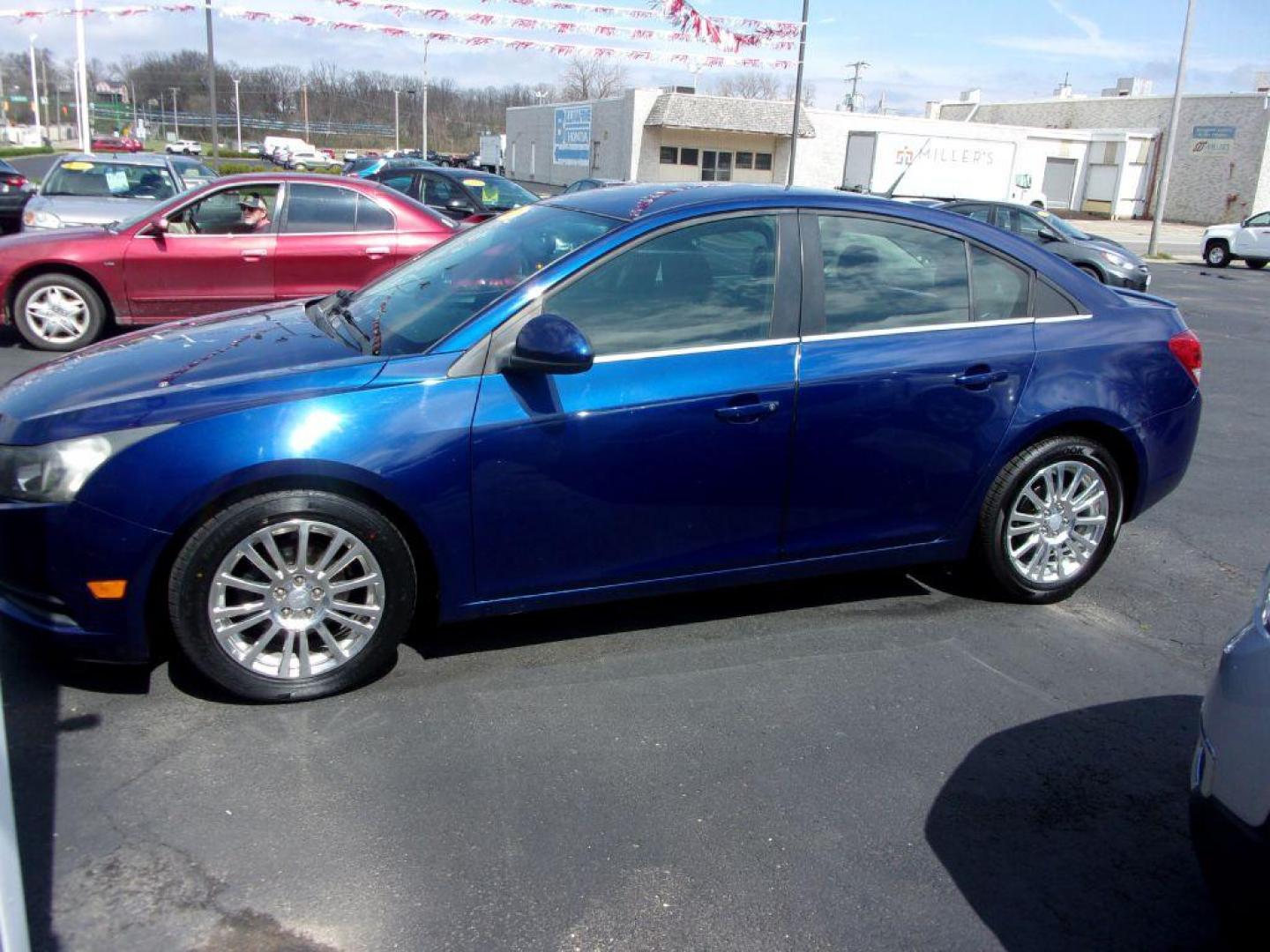 2013 BLUE CHEVROLET CRUZE ECO (1G1PH5SB1D7) with an 1.4L engine, Automatic transmission, located at 501 E. Columbia St., Springfield, OH, 45503, (800) 262-7122, 39.925262, -83.801796 - ***ECO Package***New tires***Clean Carfax***Serviced and Detailed*** Jay North Auto has offered hand picked vehicles since 1965! Our customer's enjoy a NO pressure buying experience with a small town feel. All of our vehicles get fully inspected and detailed. We are a preferred dealer for many l - Photo#4