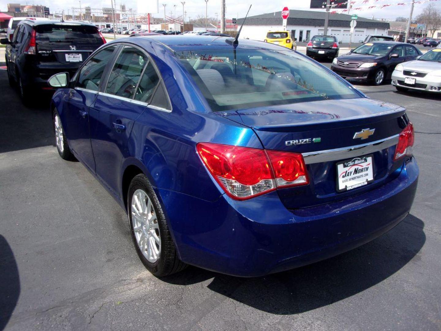 2013 BLUE CHEVROLET CRUZE ECO (1G1PH5SB1D7) with an 1.4L engine, Automatic transmission, located at 501 E. Columbia St., Springfield, OH, 45503, (800) 262-7122, 39.925262, -83.801796 - ***ECO Package***New tires***Clean Carfax***Serviced and Detailed*** Jay North Auto has offered hand picked vehicles since 1965! Our customer's enjoy a NO pressure buying experience with a small town feel. All of our vehicles get fully inspected and detailed. We are a preferred dealer for many l - Photo#5