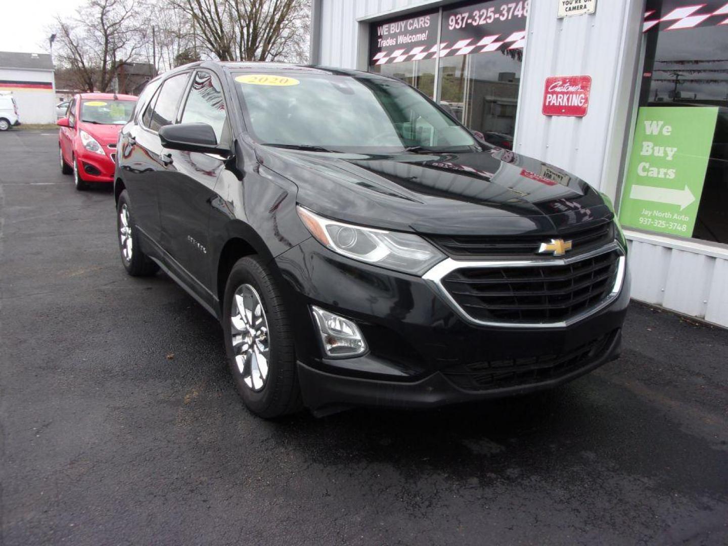 2020 BLACK CHEVROLET EQUINOX LT (2GNAXJEV1L6) with an 1.5L engine, Automatic transmission, located at 501 E. Columbia St., Springfield, OH, 45503, (800) 262-7122, 39.925262, -83.801796 - Photo#2