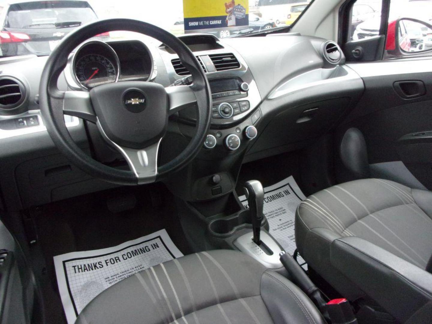 2015 RED CHEVROLET SPARK LS (KL8CB6S95FC) with an 1.2L engine, Continuously Variable transmission, located at 501 E. Columbia St., Springfield, OH, 45503, (800) 262-7122, 39.925262, -83.801796 - Photo#10