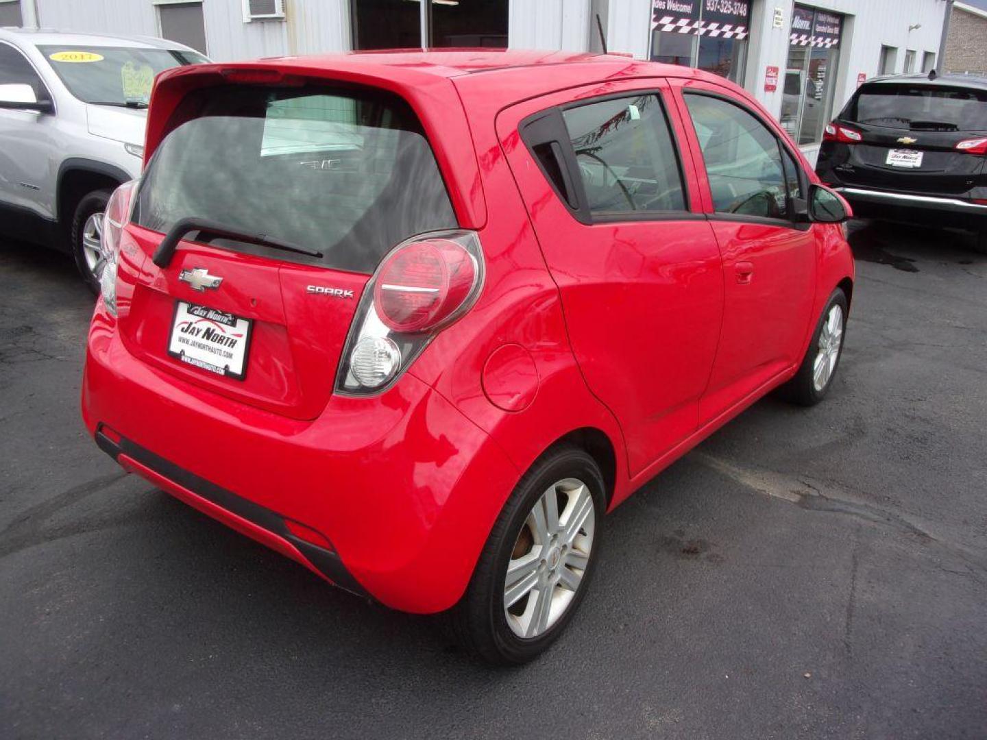 2015 RED CHEVROLET SPARK LS (KL8CB6S95FC) with an 1.2L engine, Continuously Variable transmission, located at 501 E. Columbia St., Springfield, OH, 45503, (800) 262-7122, 39.925262, -83.801796 - Photo#3