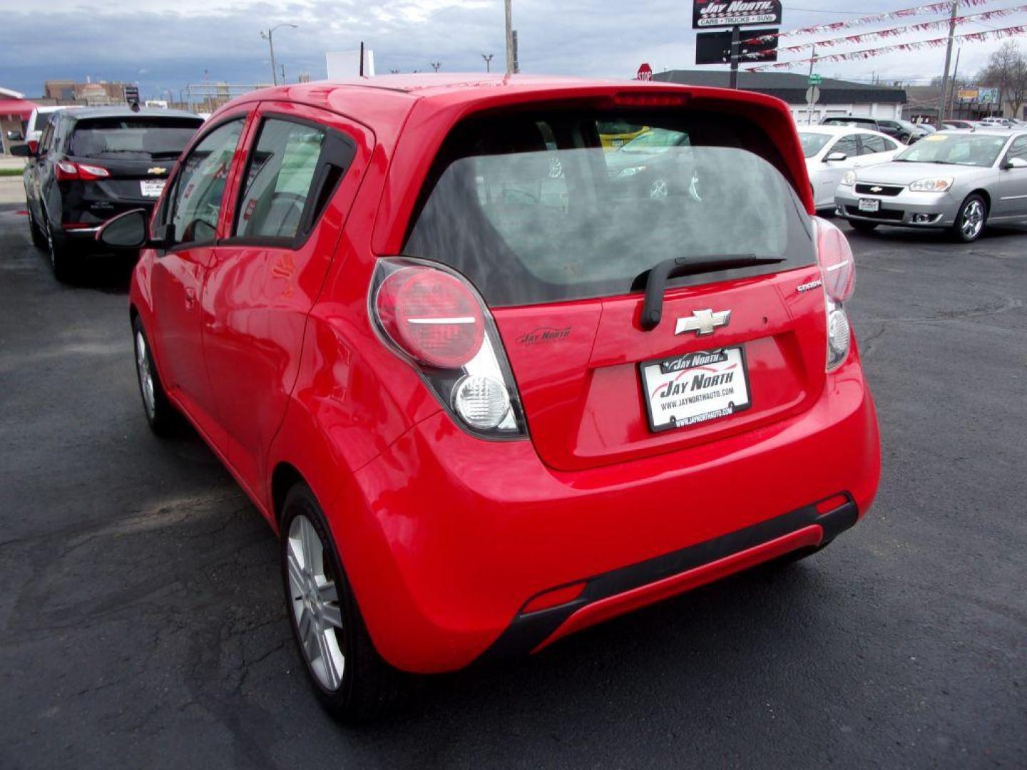 2015 RED CHEVROLET SPARK LS (KL8CB6S95FC) with an 1.2L engine, Continuously Variable transmission, located at 501 E. Columbia St., Springfield, OH, 45503, (800) 262-7122, 39.925262, -83.801796 - Photo#5