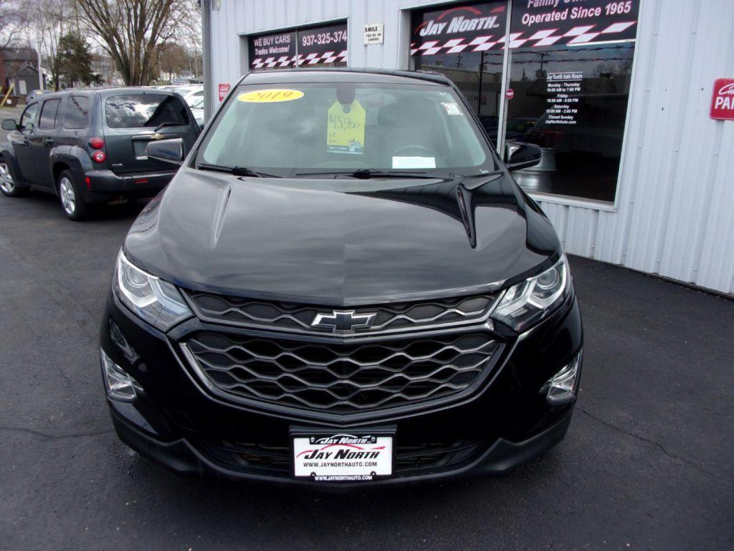 2019 BLACK CHEVROLET EQUINOX LT (2GNAXLEX7K6) with an 2.0L engine, Automatic transmission, located at 501 E. Columbia St., Springfield, OH, 45503, (800) 262-7122, 39.925262, -83.801796 - Photo#2