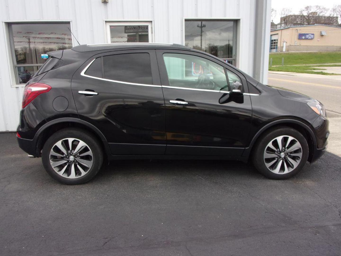 2017 BLACK BUICK ENCORE ESSENCE (KL4CJCSB3HB) with an 1.4L engine, Automatic transmission, located at 501 E. Columbia St., Springfield, OH, 45503, (800) 262-7122, 39.925262, -83.801796 - Photo#0