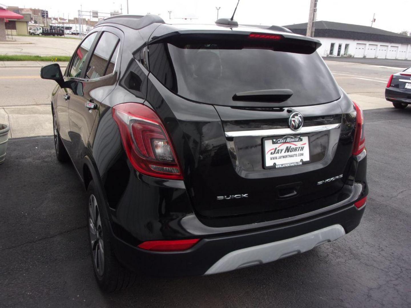 2017 BLACK BUICK ENCORE ESSENCE (KL4CJCSB3HB) with an 1.4L engine, Automatic transmission, located at 501 E. Columbia St., Springfield, OH, 45503, (800) 262-7122, 39.925262, -83.801796 - Photo#4