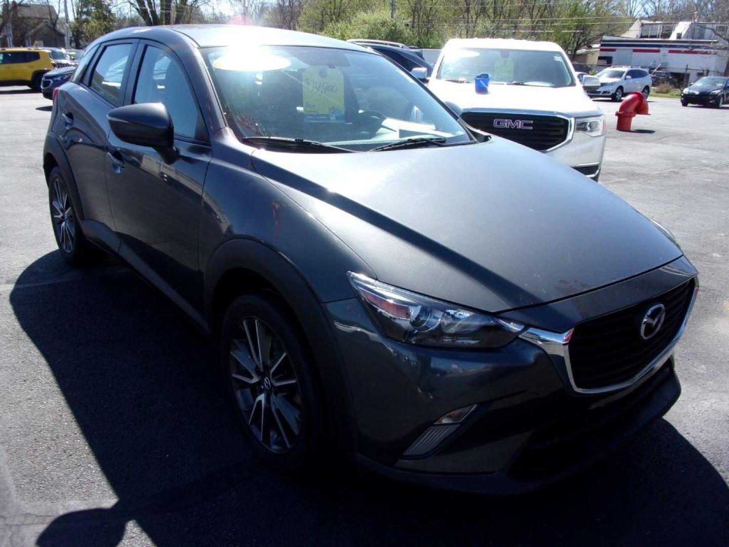 2017 GRAY MAZDA CX-3 TOURING (JM1DKFC73H0) with an 2.0L engine, Automatic transmission, located at 501 E. Columbia St., Springfield, OH, 45503, (800) 262-7122, 39.925262, -83.801796 - Photo#1