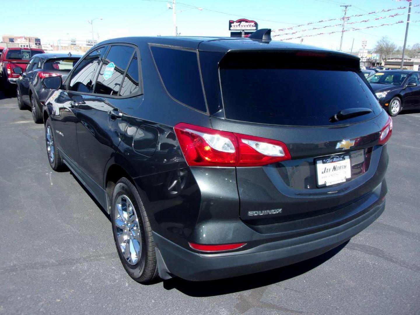 2019 GRAY CHEVROLET EQUINOX LS (3GNAXHEVXKS) with an 1.5L engine, Automatic transmission, located at 501 E. Columbia St., Springfield, OH, 45503, (800) 262-7122, 39.925262, -83.801796 - Photo#4