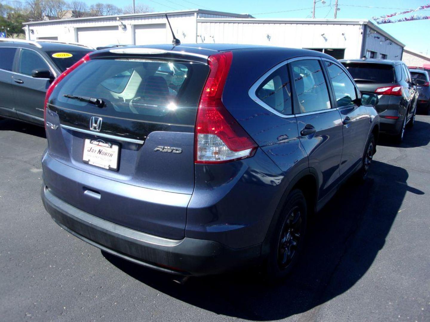 2014 BLUE HONDA CR-V LX (2HKRM4H33EH) with an 2.4L engine, Automatic transmission, located at 501 E. Columbia St., Springfield, OH, 45503, (800) 262-7122, 39.925262, -83.801796 - *** Updated Timing *** Serviced and Detailed *** LX *** AWD *** Jay North Auto has offered hand picked vehicles since 1965! Our customer's enjoy a NO pressure buying experience with a small town feel. All of our vehicles get fully inspected and detailed. We are a preferred dealer for many local - Photo#1