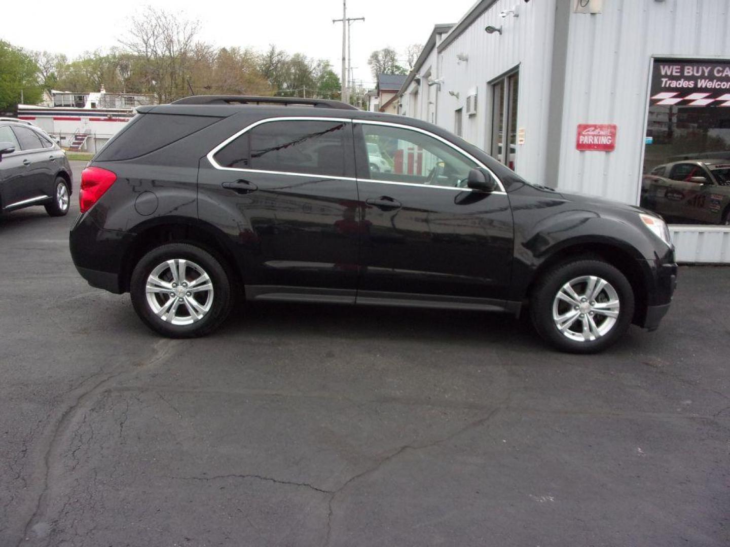 2014 BLACK CHEVROLET EQUINOX LT (2GNALBEKXE6) with an 2.4L engine, Automatic transmission, located at 501 E. Columbia St., Springfield, OH, 45503, (800) 262-7122, 39.925262, -83.801796 - Photo#0