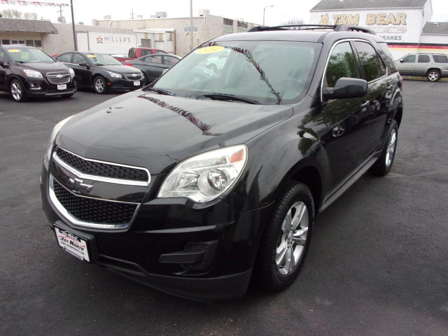 2014 BLACK CHEVROLET EQUINOX LT (2GNALBEKXE6) with an 2.4L engine, Automatic transmission, located at 501 E. Columbia St., Springfield, OH, 45503, (800) 262-7122, 39.925262, -83.801796 - Photo#6