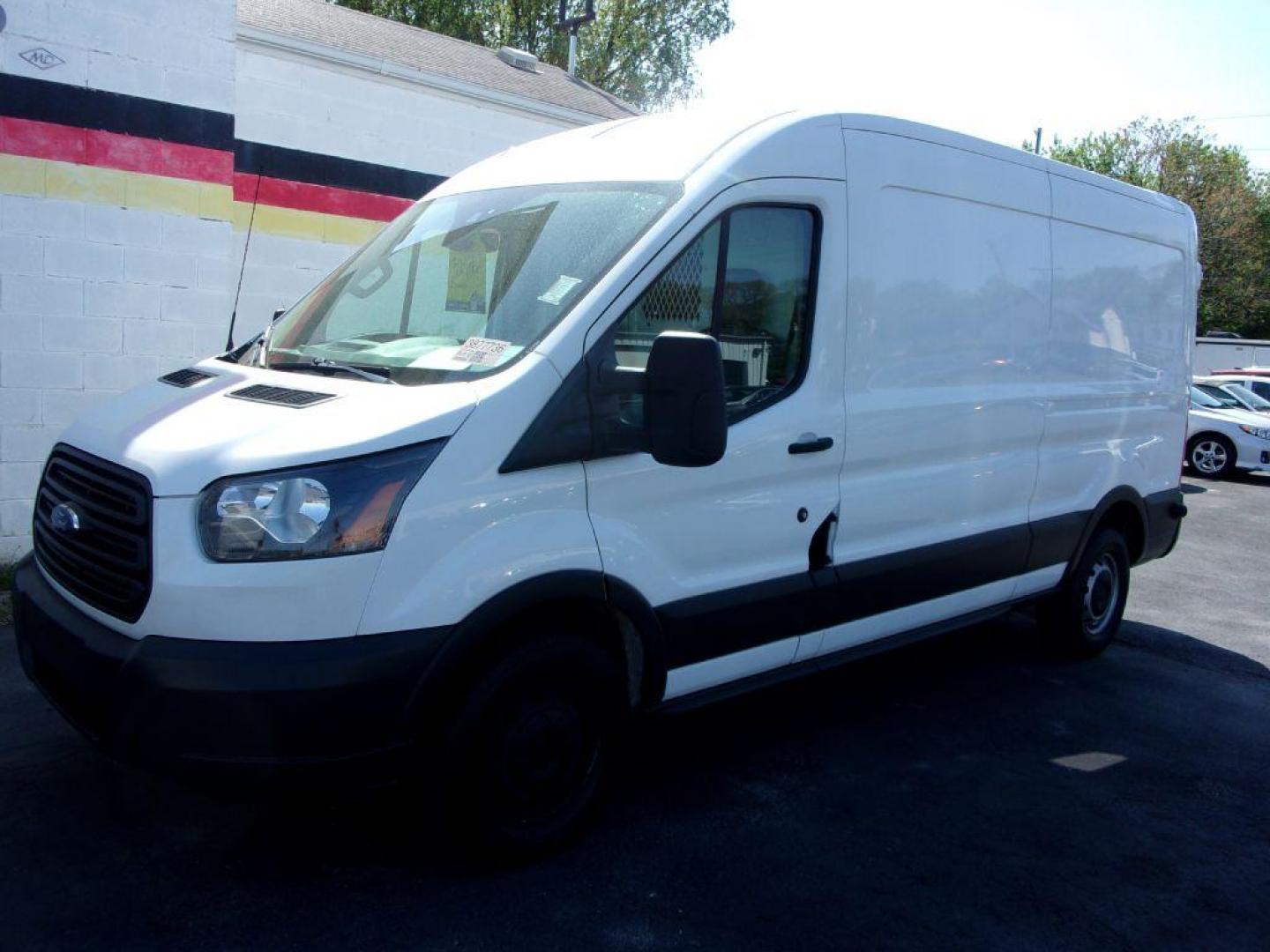 2018 WHITE FORD TRANSIT T-350 (1FTBW2CM4JK) with an 3.7L engine, Automatic transmission, located at 501 E. Columbia St., Springfield, OH, 45503, (800) 262-7122, 39.925262, -83.801796 - Photo#0