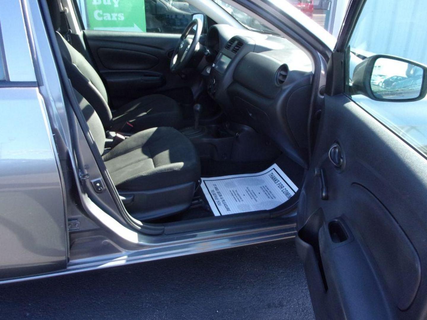 2019 GRAY NISSAN VERSA S (3N1CN7AP6KL) with an 1.6L engine, Continuously Variable transmission, located at 501 E. Columbia St., Springfield, OH, 45503, (800) 262-7122, 39.925262, -83.801796 - *** S *** Serviced and Detailed *** Back Up Camera *** Jay North Auto has offered hand picked vehicles since 1965! Our customer's enjoy a NO pressure buying experience with a small town feel. All of our vehicles get fully inspected and detailed. We are a preferred dealer for many local credit u - Photo#14