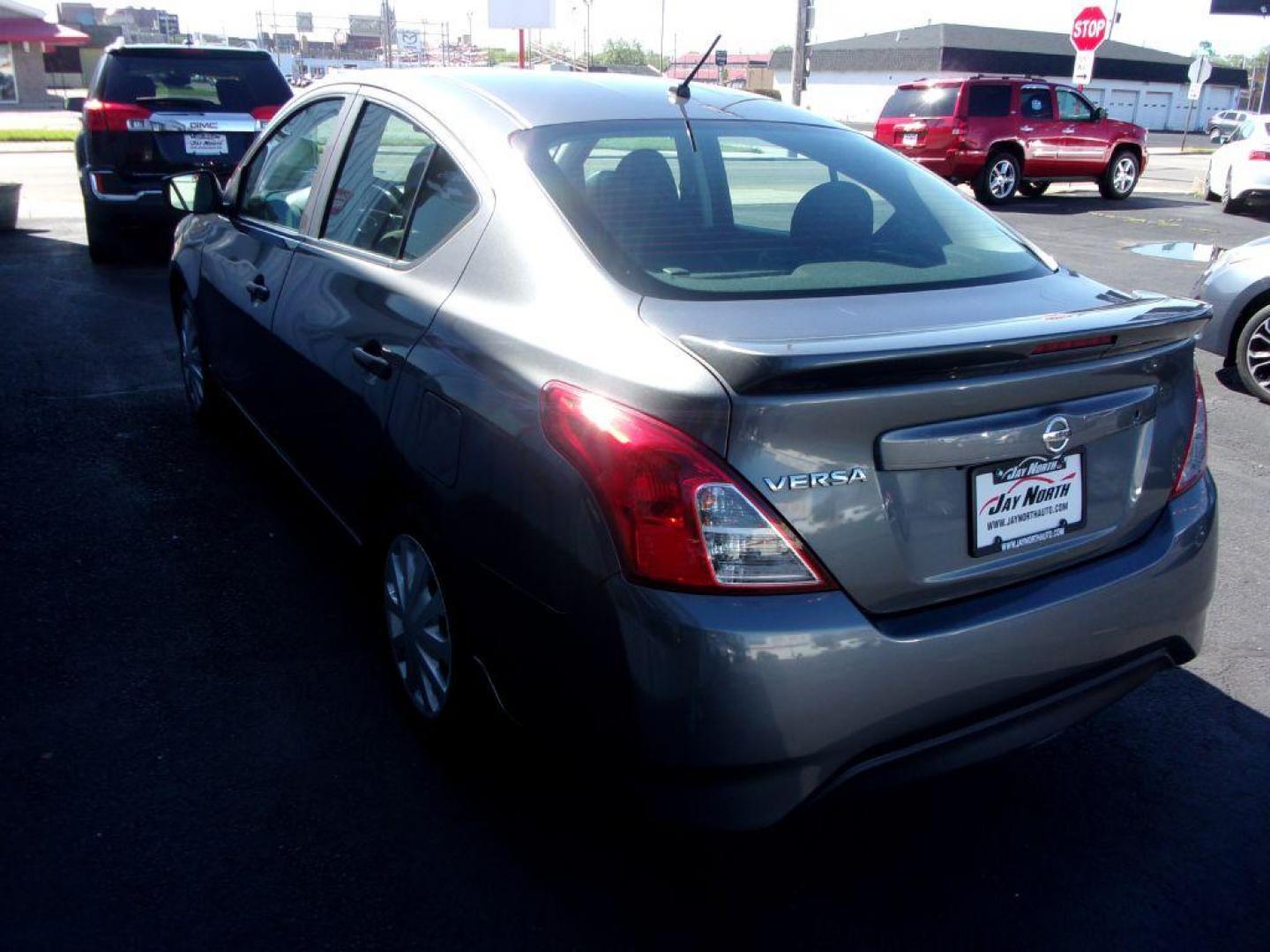 2019 GRAY NISSAN VERSA S (3N1CN7AP6KL) with an 1.6L engine, Continuously Variable transmission, located at 501 E. Columbia St., Springfield, OH, 45503, (800) 262-7122, 39.925262, -83.801796 - *** S *** Serviced and Detailed *** Back Up Camera *** Jay North Auto has offered hand picked vehicles since 1965! Our customer's enjoy a NO pressure buying experience with a small town feel. All of our vehicles get fully inspected and detailed. We are a preferred dealer for many local credit u - Photo#4