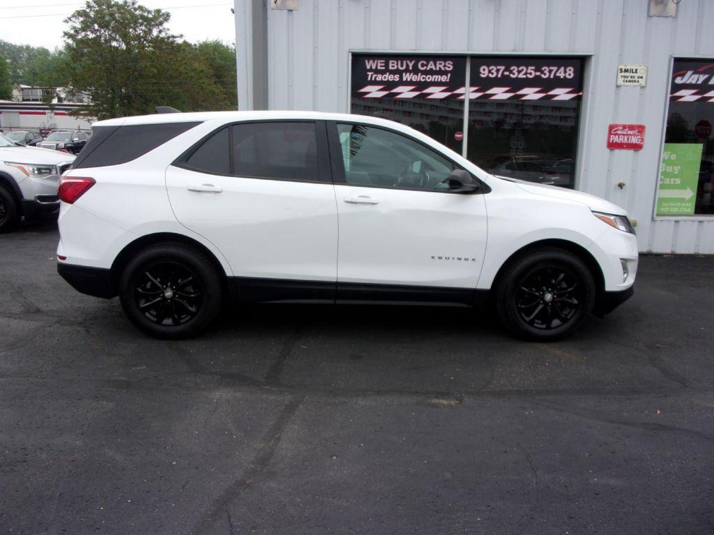 2020 WHITE CHEVROLET EQUINOX LS (2GNAXHEV0L6) with an 1.5L engine, Automatic transmission, located at 501 E. Columbia St., Springfield, OH, 45503, (800) 262-7122, 39.925262, -83.801796 - Photo#0