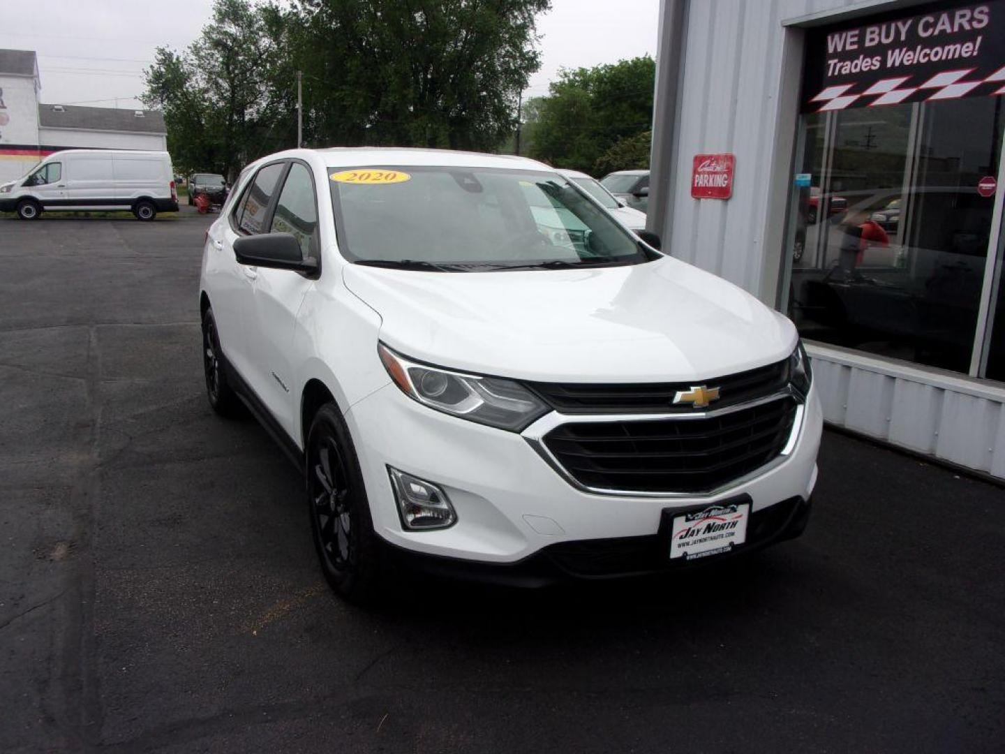 2020 WHITE CHEVROLET EQUINOX LS (2GNAXHEV0L6) with an 1.5L engine, Automatic transmission, located at 501 E. Columbia St., Springfield, OH, 45503, (800) 262-7122, 39.925262, -83.801796 - Photo#2