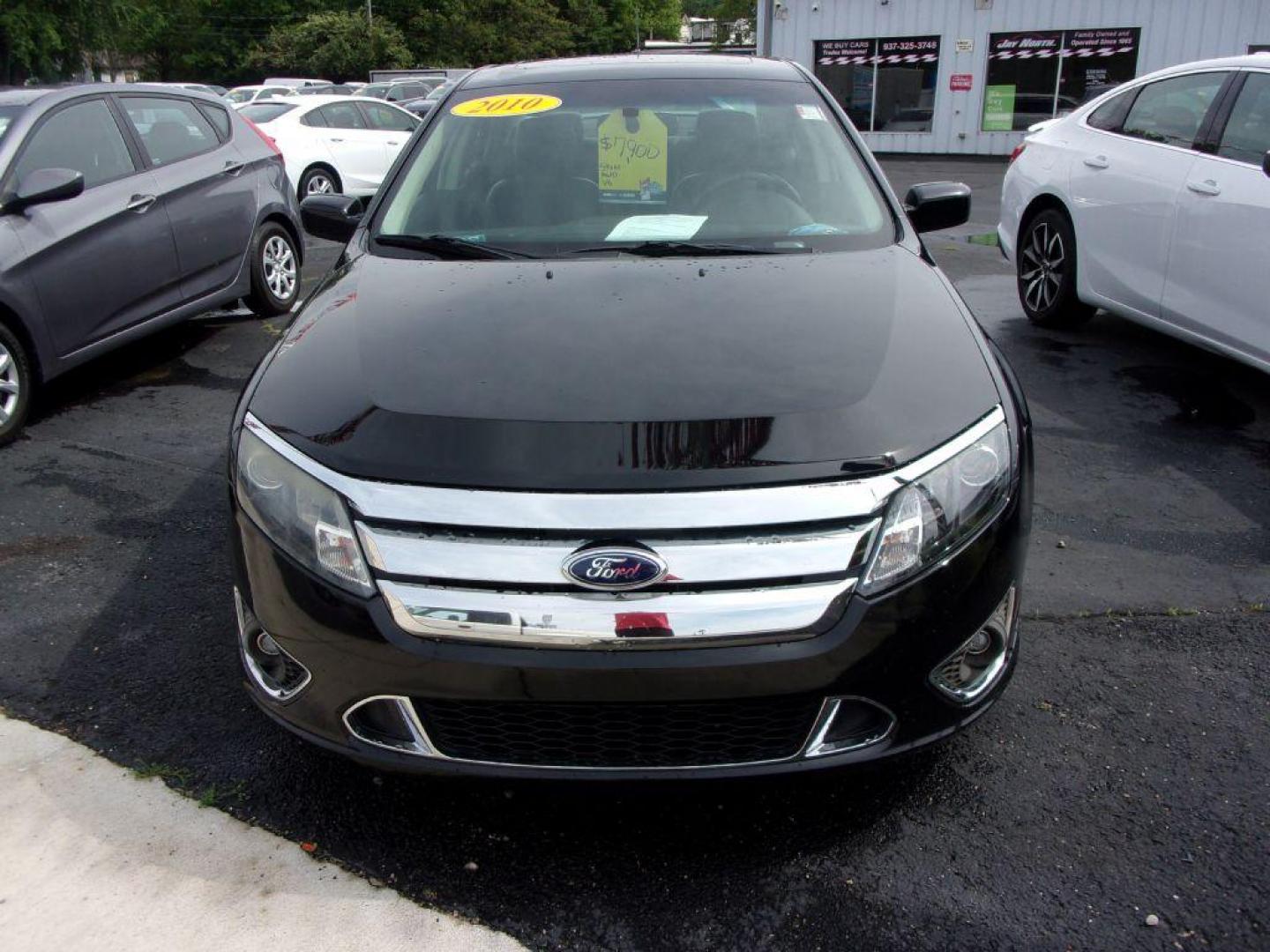 2010 BLACK FORD FUSION SPORT (3FAHP0DC9AR) with an 3.5L engine, Automatic transmission, located at 501 E. Columbia St., Springfield, OH, 45503, (800) 262-7122, 39.925262, -83.801796 - *** Sport *** V6 AWD *** Serviced and Detailed *** Leather *** Sony Navigation *** Moonroof *** Loaded *** Jay North Auto has offered hand picked vehicles since 1965! Our customer's enjoy a NO pressure buying experience with a small town feel. All of our vehicles get fully inspected and detailed - Photo#1