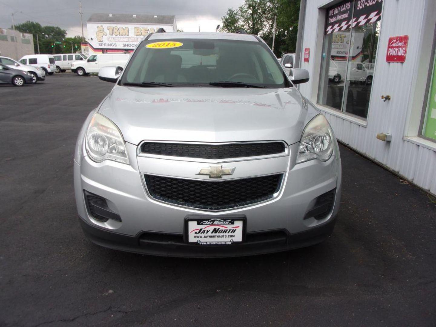 2015 SILVER CHEVROLET EQUINOX LT (2GNFLFEK8F6) with an 2.4L engine, Automatic transmission, located at 501 E. Columbia St., Springfield, OH, 45503, (800) 262-7122, 39.925262, -83.801796 - ***LT***AWD***New Tires***Serviced and Detailed*** Jay North Auto has offered hand picked vehicles since 1965! Our customer's enjoy a NO pressure buying experience with a small town feel. All of our vehicles get fully inspected and detailed. We are a preferred dealer for many local credit unions - Photo#1