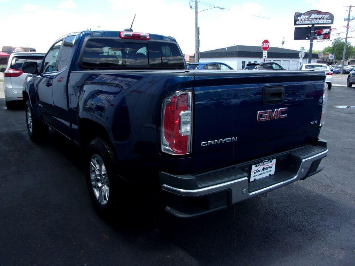 2019 BLUE GMC CANYON SLE (1GTH5CEA8K1) with an 2.5L engine, Automatic transmission, located at 501 E. Columbia St., Springfield, OH, 45503, (800) 262-7122, 39.925262, -83.801796 - ***Clean Carfax***SLE***Heated Seats***Back-up Camera***Rear Sensors***Bed Cover***Serviced and Detailed*** Jay North Auto has offered hand picked vehicles since 1965! Our customer's enjoy a NO pressure buying experience with a small town feel. All of our vehicles get fully inspected and detaile - Photo#7