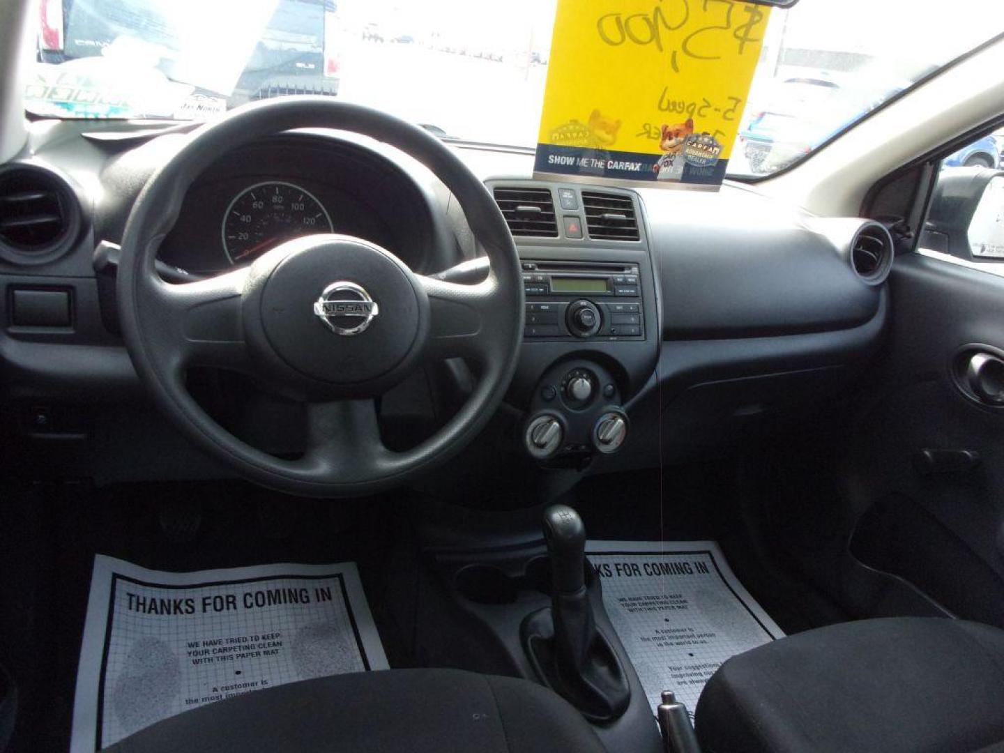 2012 SILVER NISSAN VERSA S (3N1CN7AP7CL) with an 1.6L engine, 5-Speed Manual transmission, located at 501 E. Columbia St., Springfield, OH, 45503, (800) 262-7122, 39.925262, -83.801796 - *** 1 Owner w/ good serviced history *** 5 Speed Manual *** Great MPG *** Serviced and Detailed *** Ice Cold A/C *** Jay North Auto has offered hand picked vehicles since 1965! Our customer's enjoy a NO pressure buying experience with a small town feel. All of our vehicles get fully inspected an - Photo#9