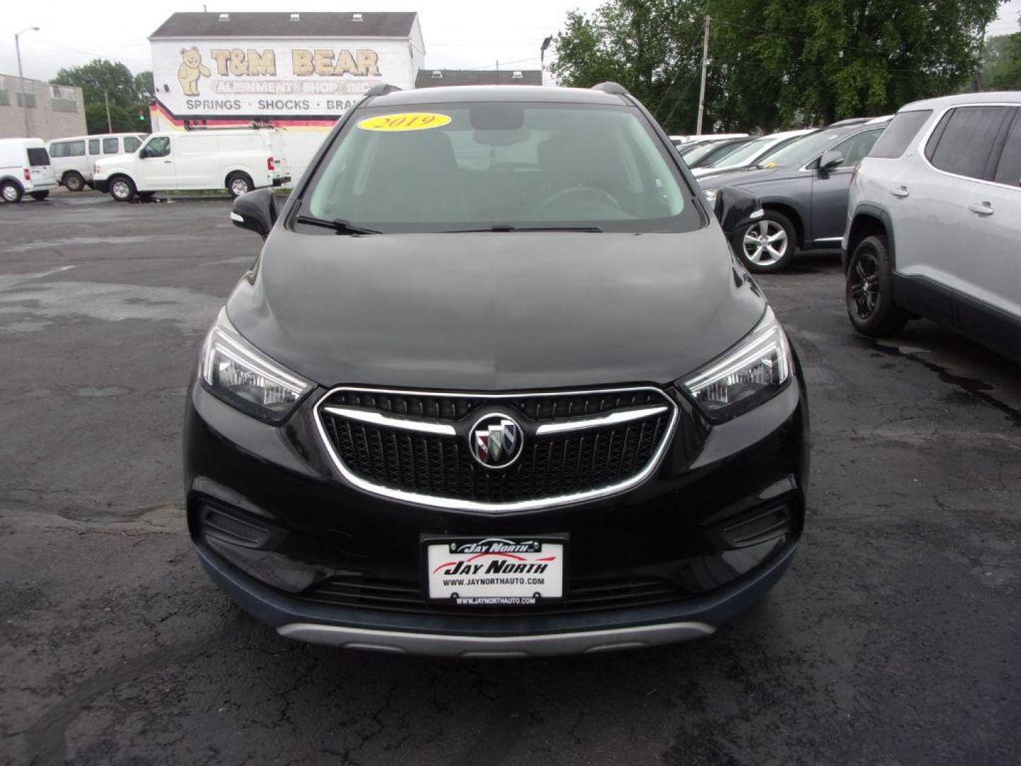 2019 BLACK BUICK ENCORE PREFERRED (KL4CJESB0KB) with an 1.4L engine, Automatic transmission, located at 501 E. Columbia St., Springfield, OH, 45503, (800) 262-7122, 39.925262, -83.801796 - ***AWD***PREFERRED***New Tires***Gas Saver***Serviced and Detailed*** Jay North Auto has offered hand picked vehicles since 1965! Our customer's enjoy a NO pressure buying experience with a small town feel. All of our vehicles get fully inspected and detailed. We are a preferred dealer for man - Photo#1