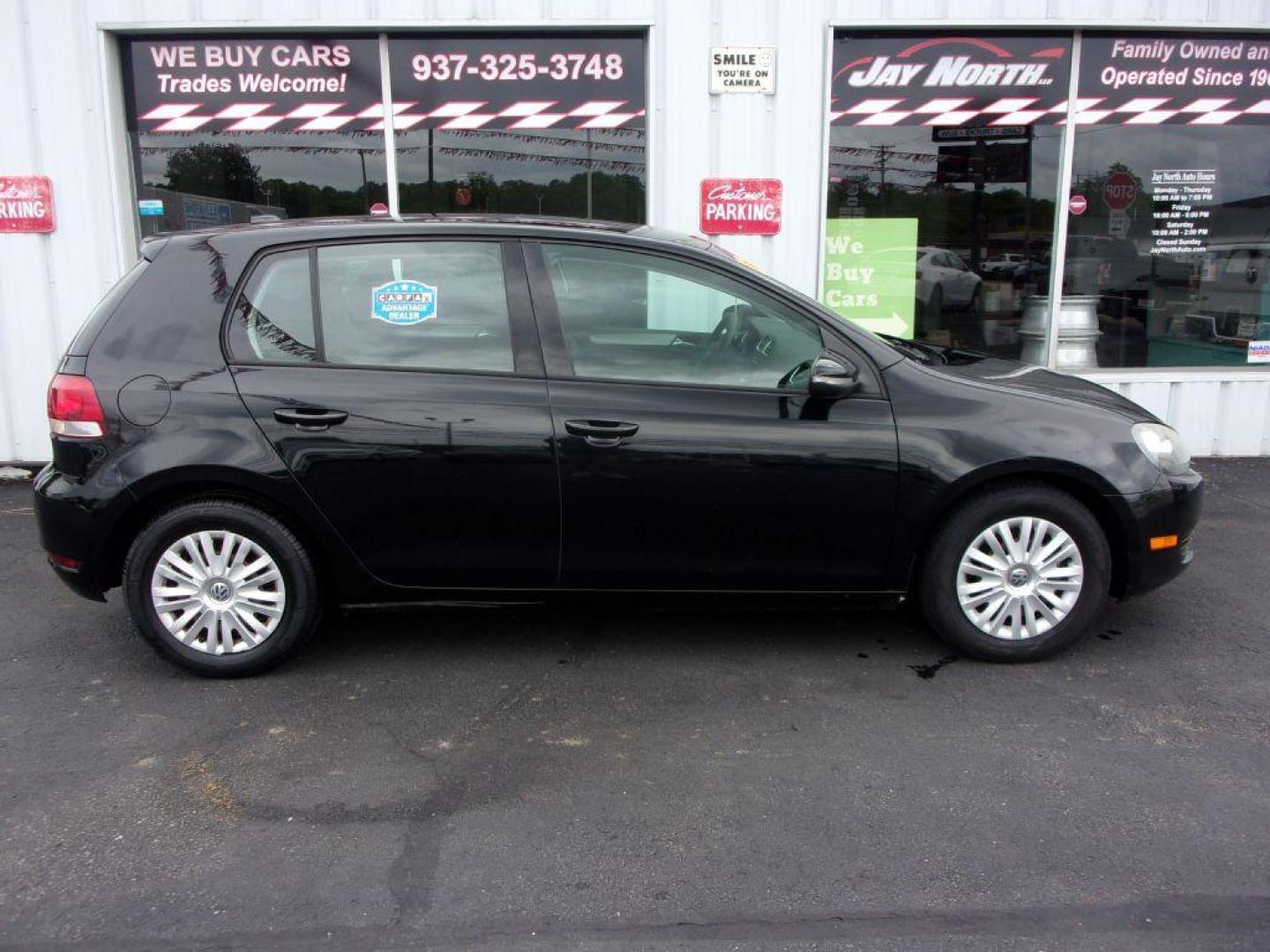 2012 BLACK VOLKSWAGEN GOLF (WVWDB7AJ9CW) with an 2.5L engine, Automatic transmission, located at 501 E. Columbia St., Springfield, OH, 45503, (800) 262-7122, 39.925262, -83.801796 - ***Clean Carfax***Heated Seats***Moonroof***2.5L***GOLF***Serviced and Detailed*** Jay North Auto has offered hand picked vehicles since 1965! Our customer's enjoy a NO pressure buying experience with a small town feel. All of our vehicles get fully inspected and detailed. We are a preferred dea - Photo#0