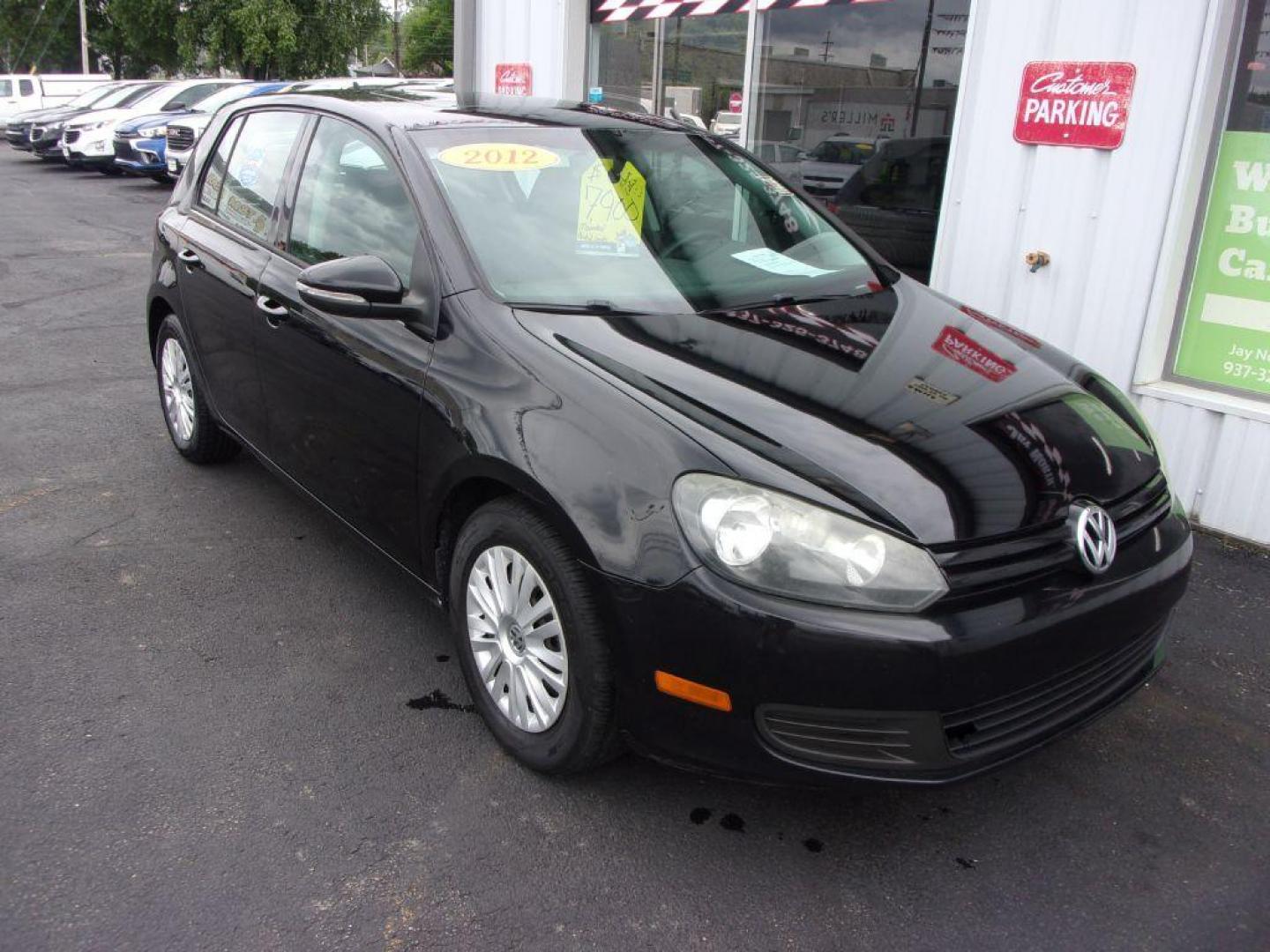 2012 BLACK VOLKSWAGEN GOLF (WVWDB7AJ9CW) with an 2.5L engine, Automatic transmission, located at 501 E. Columbia St., Springfield, OH, 45503, (800) 262-7122, 39.925262, -83.801796 - ***Clean Carfax***Heated Seats***Moonroof***2.5L***GOLF***Serviced and Detailed*** Jay North Auto has offered hand picked vehicles since 1965! Our customer's enjoy a NO pressure buying experience with a small town feel. All of our vehicles get fully inspected and detailed. We are a preferred dea - Photo#1