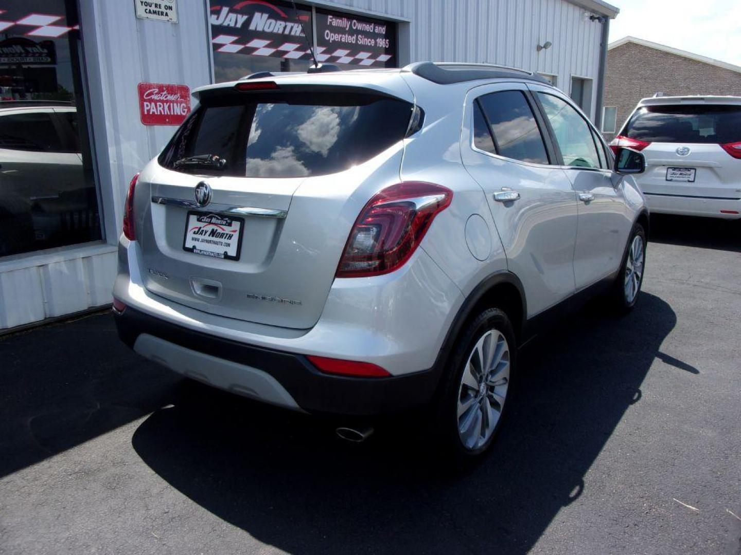 2018 SILVER BUICK ENCORE PREFERRED (KL4CJASB8JB) with an 1.4L engine, Automatic transmission, located at 501 E. Columbia St., Springfield, OH, 45503, (800) 262-7122, 39.925262, -83.801796 - ***Clean Carfax***New Brakes***FWD***Back-up Camera***PREFERRED***Serviced and Detailed*** Jay North Auto has offered hand picked vehicles since 1965! Our customer's enjoy a NO pressure buying experience with a small town feel. All of our vehicles get fully inspected and detailed. We are a prefe - Photo#3