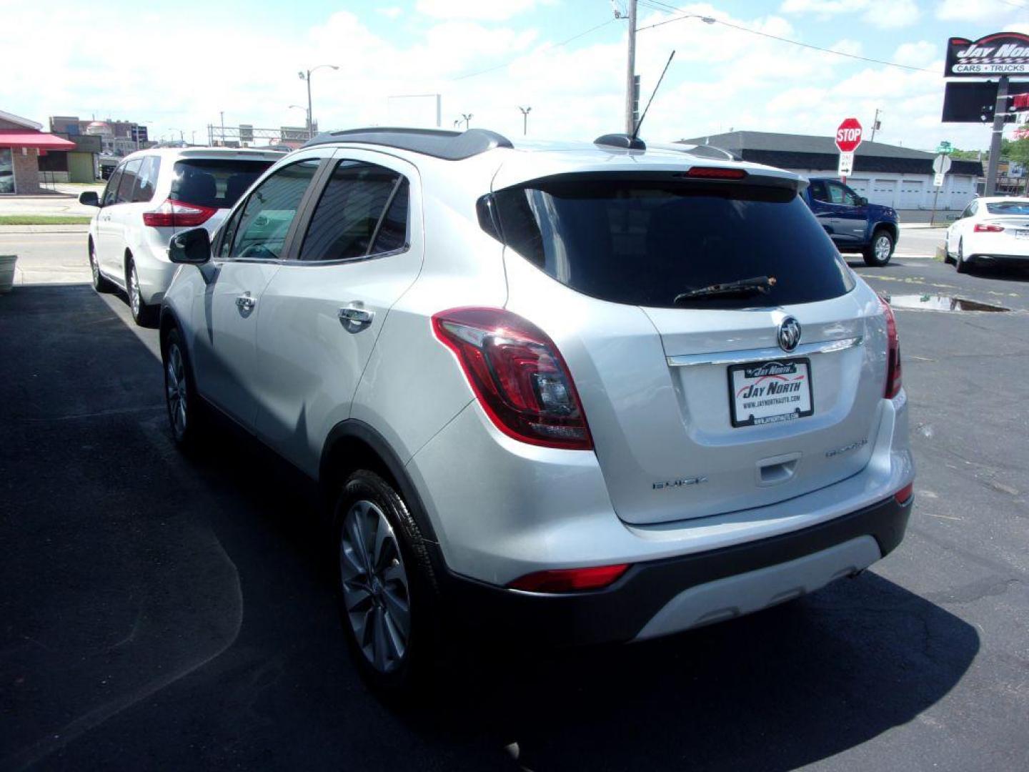 2018 SILVER BUICK ENCORE PREFERRED (KL4CJASB8JB) with an 1.4L engine, Automatic transmission, located at 501 E. Columbia St., Springfield, OH, 45503, (800) 262-7122, 39.925262, -83.801796 - ***Clean Carfax***New Brakes***FWD***Back-up Camera***PREFERRED***Serviced and Detailed*** Jay North Auto has offered hand picked vehicles since 1965! Our customer's enjoy a NO pressure buying experience with a small town feel. All of our vehicles get fully inspected and detailed. We are a prefe - Photo#5