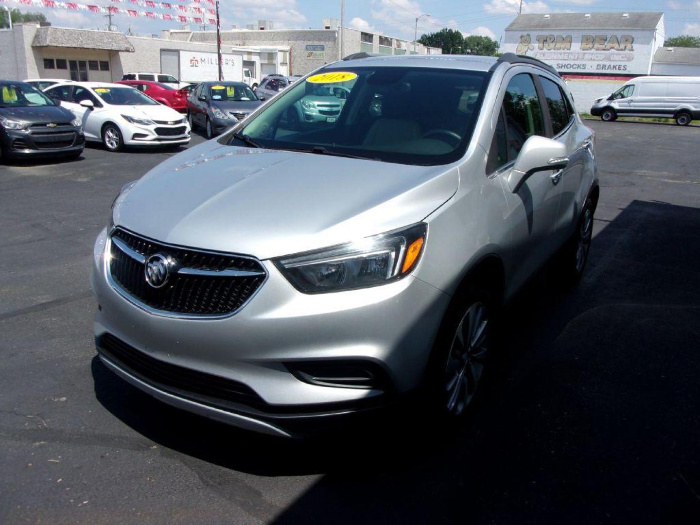 2018 SILVER BUICK ENCORE PREFERRED (KL4CJASB8JB) with an 1.4L engine, Automatic transmission, located at 501 E. Columbia St., Springfield, OH, 45503, (800) 262-7122, 39.925262, -83.801796 - ***Clean Carfax***New Brakes***FWD***Back-up Camera***PREFERRED***Serviced and Detailed*** Jay North Auto has offered hand picked vehicles since 1965! Our customer's enjoy a NO pressure buying experience with a small town feel. All of our vehicles get fully inspected and detailed. We are a prefe - Photo#6