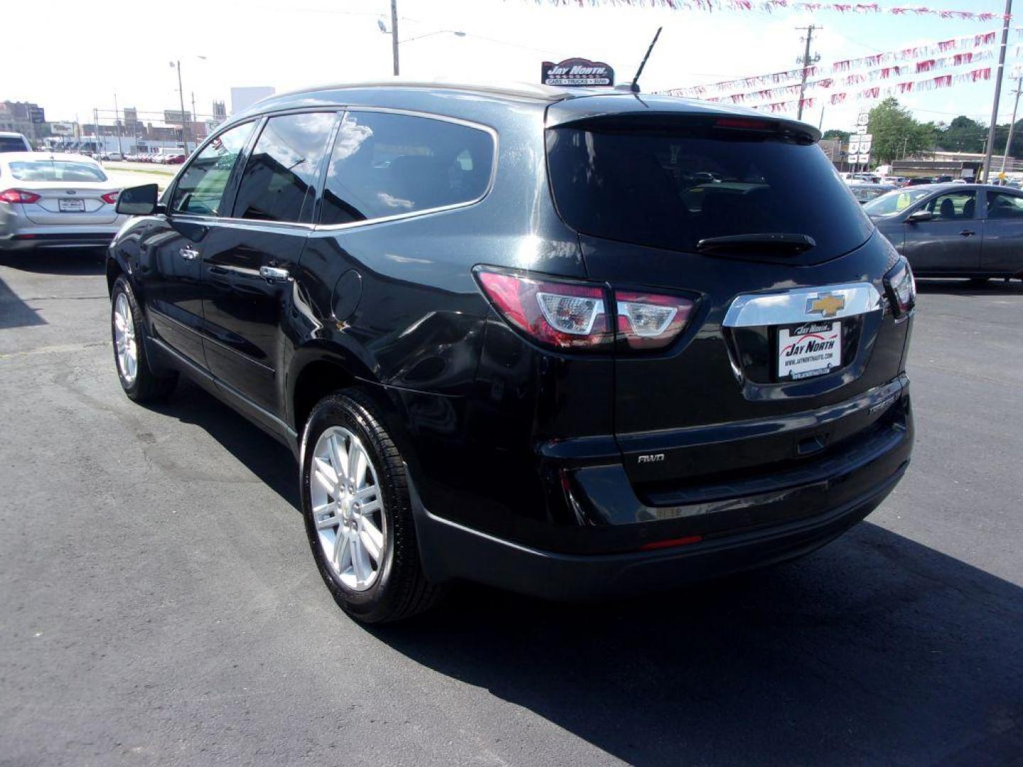 2014 BLACK CHEVROLET TRAVERSE LT (1GNKVGKD2EJ) with an 3.6L engine, Automatic transmission, located at 501 E. Columbia St., Springfield, OH, 45503, (800) 262-7122, 39.925262, -83.801796 - *** Serviced and Detailed *** LT *** AWD *** Jay North Auto has offered hand picked vehicles since 1965! Our customer's enjoy a NO pressure buying experience with a small town feel. All of our vehicles get fully inspected and detailed. We are a preferred dealer for many local credit unions and - Photo#5