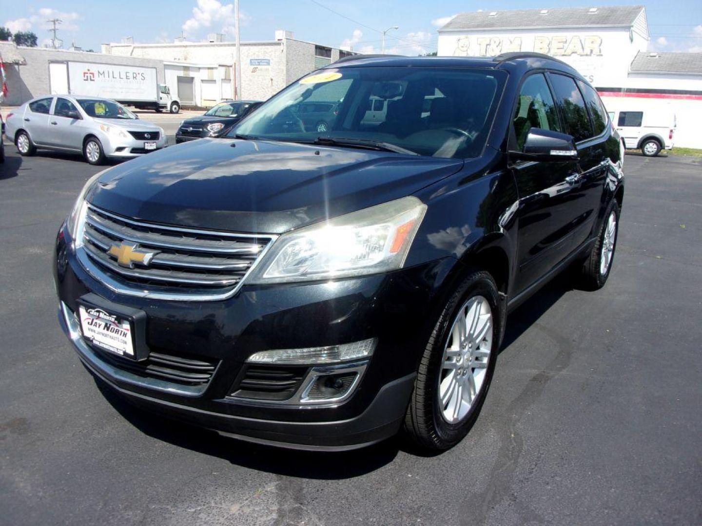 2014 BLACK CHEVROLET TRAVERSE LT (1GNKVGKD2EJ) with an 3.6L engine, Automatic transmission, located at 501 E. Columbia St., Springfield, OH, 45503, (800) 262-7122, 39.925262, -83.801796 - *** Serviced and Detailed *** LT *** AWD *** Jay North Auto has offered hand picked vehicles since 1965! Our customer's enjoy a NO pressure buying experience with a small town feel. All of our vehicles get fully inspected and detailed. We are a preferred dealer for many local credit unions and - Photo#6