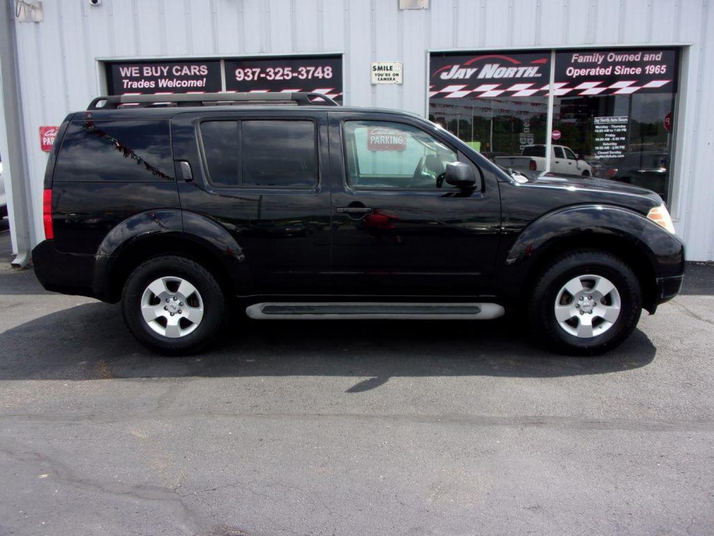 2010 BLACK NISSAN PATHFINDER S (5N1AR1NB4AC) with an 4.0L engine, Automatic transmission, located at 501 E. Columbia St., Springfield, OH, 45503, (800) 262-7122, 39.925262, -83.801796 - Photo#0