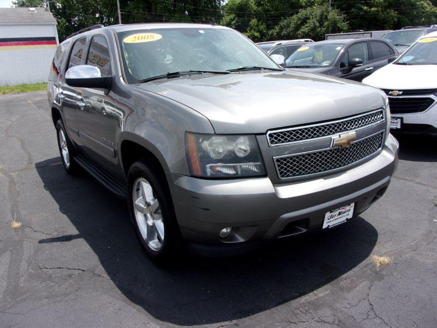 2008 GRAY CHEVROLET TAHOE LTZ (1GNFC13058R) with an 5.3L engine, Automatic transmission, located at 501 E. Columbia St., Springfield, OH, 45503, (800) 262-7122, 39.925262, -83.801796 - ***LTZ***Heated Leather Seating***3rd Row***Captians Seats***Serviced and Detailed*** Jay North Auto has offered hand picked vehicles since 1965! Our customer's enjoy a NO pressure buying experience with a small town feel. All of our vehicles get fully inspected and detailed. We are a preferred - Photo#2