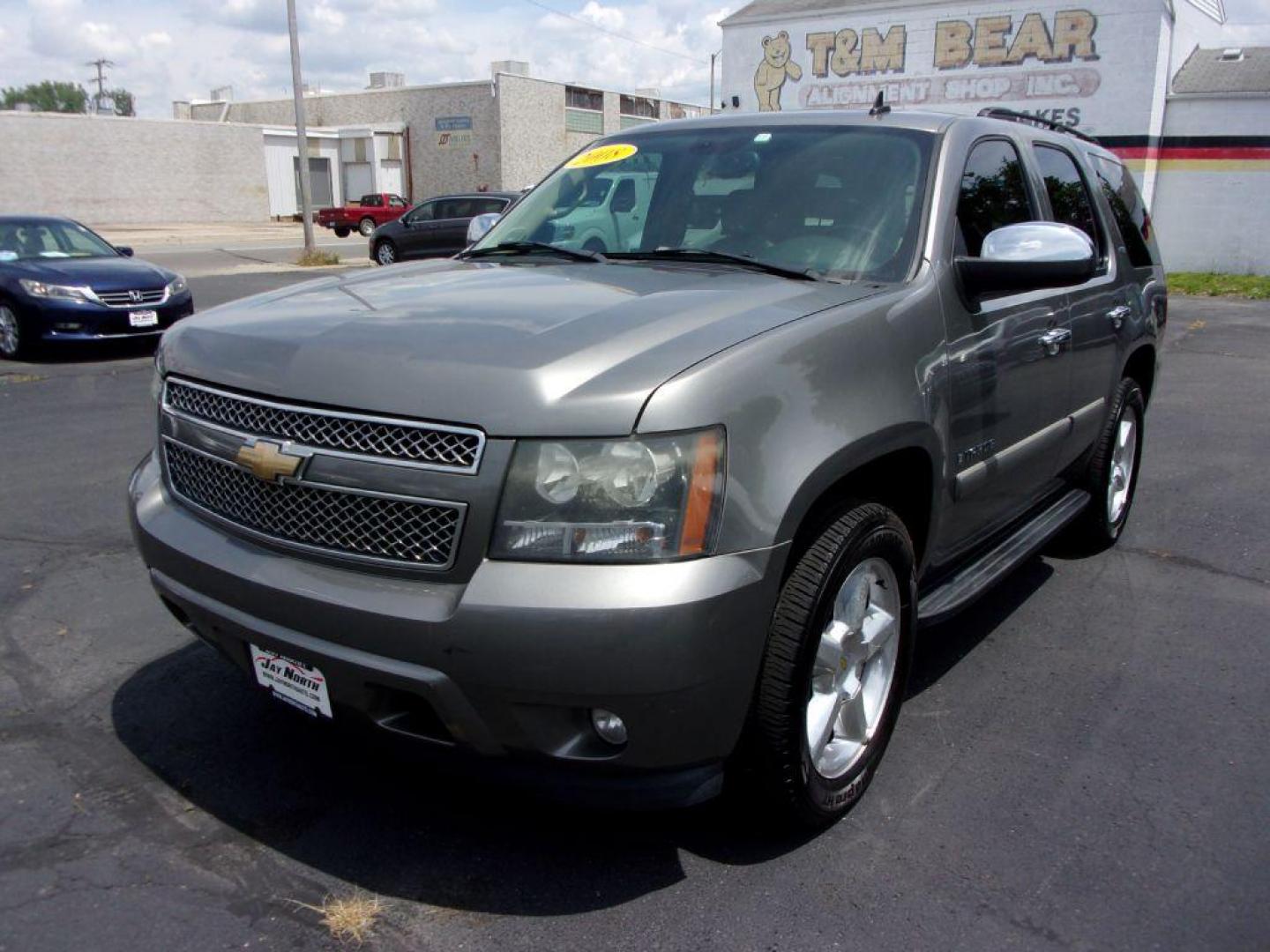 2008 GRAY CHEVROLET TAHOE LTZ (1GNFC13058R) with an 5.3L engine, Automatic transmission, located at 501 E. Columbia St., Springfield, OH, 45503, (800) 262-7122, 39.925262, -83.801796 - ***LTZ***Heated Leather Seating***3rd Row***Captians Seats***Serviced and Detailed*** Jay North Auto has offered hand picked vehicles since 1965! Our customer's enjoy a NO pressure buying experience with a small town feel. All of our vehicles get fully inspected and detailed. We are a preferred - Photo#6