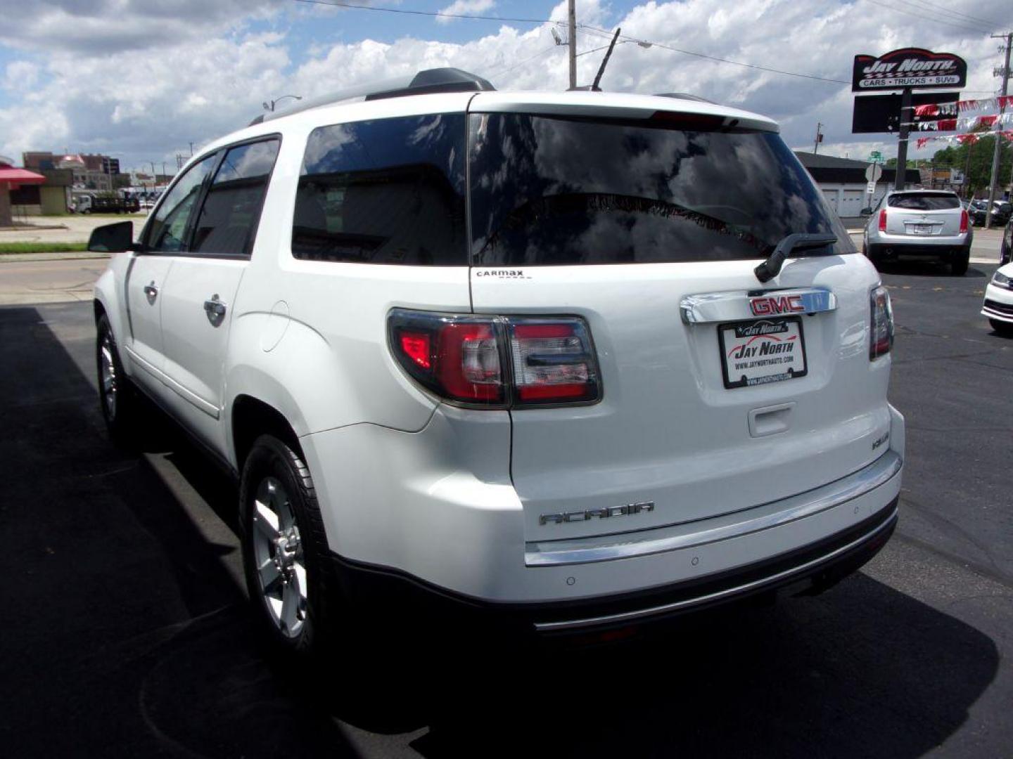 2016 WHITE GMC ACADIA SLE (1GKKVPKD7GJ) with an 3.6L engine, Automatic transmission, located at 501 E. Columbia St., Springfield, OH, 45503, (800) 262-7122, 39.925262, -83.801796 - ***Clean Carfax***AWD***New Front Pads and Rotors***Fresh Oil Change and Tire Rotation***New Shocks***Deatailed*** Jay North Auto has offered hand picked vehicles since 1965! Our customer's enjoy a NO pressure buying experience with a small town feel. All of our vehicles get fully inspected and - Photo#5