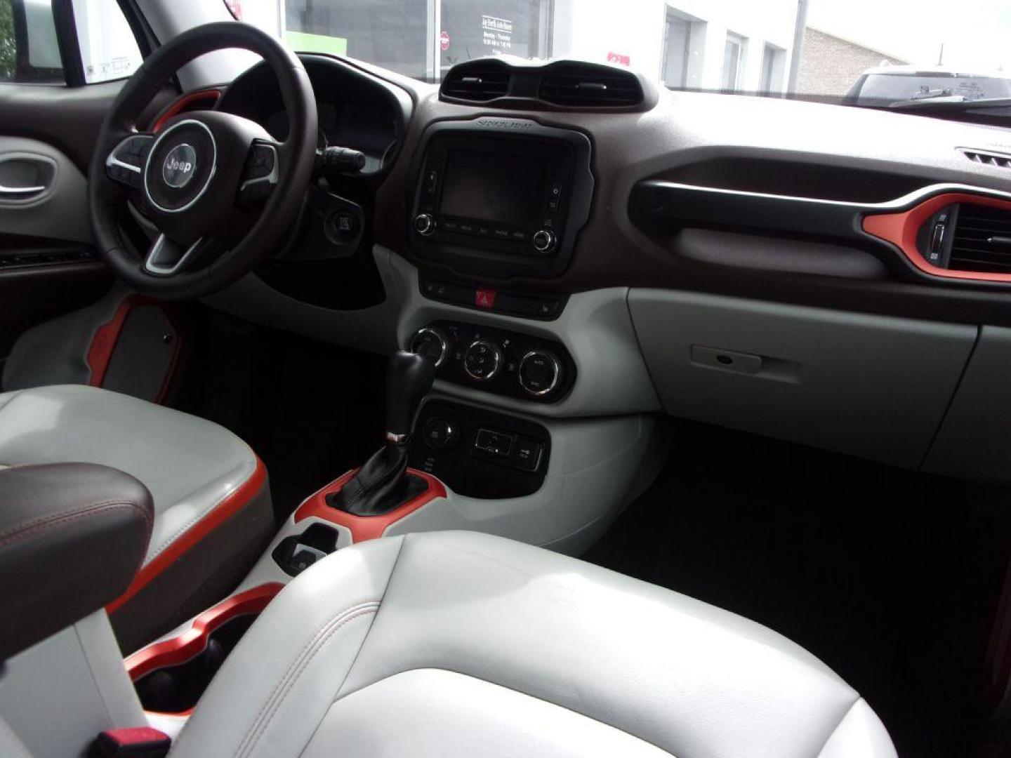 2016 WHITE JEEP RENEGADE LIMITED (ZACCJBDT2GP) with an 2.4L engine, Automatic transmission, located at 501 E. Columbia St., Springfield, OH, 45503, (800) 262-7122, 39.925262, -83.801796 - ***4WD***Navigation***Limited***Heated Leather Seating***Beats Audio***My Sky***Heated Steering Wheel***Serviced and Detailed*** Jay North Auto has offered hand picked vehicles since 1965! Our customer's enjoy a NO pressure buying experience with a small town feel. All of our vehicles get fully - Photo#22