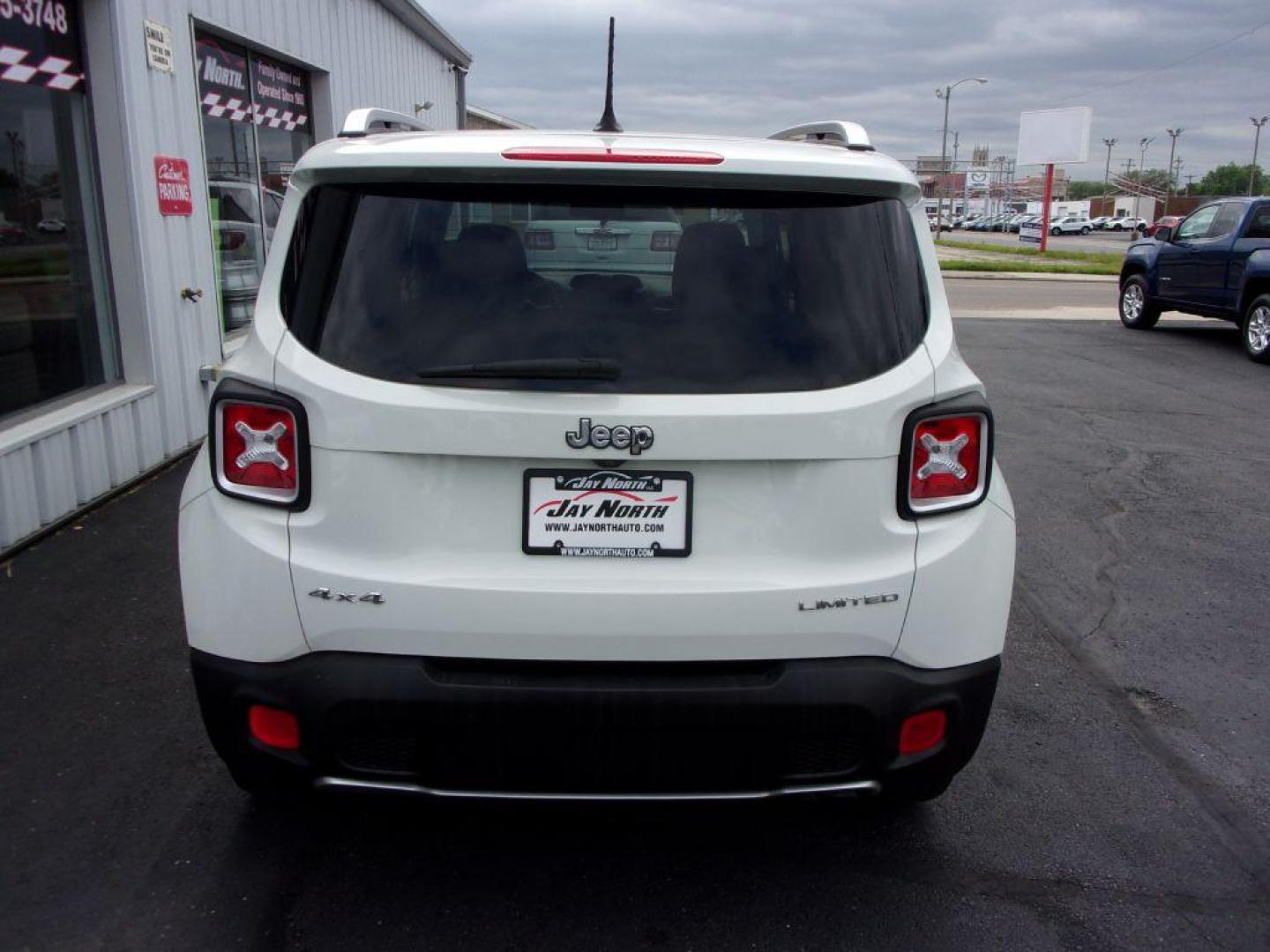 2016 WHITE JEEP RENEGADE LIMITED (ZACCJBDT2GP) with an 2.4L engine, Automatic transmission, located at 501 E. Columbia St., Springfield, OH, 45503, (800) 262-7122, 39.925262, -83.801796 - ***4WD***Navigation***Limited***Heated Leather Seating***Beats Audio***My Sky***Heated Steering Wheel***Serviced and Detailed*** Jay North Auto has offered hand picked vehicles since 1965! Our customer's enjoy a NO pressure buying experience with a small town feel. All of our vehicles get fully - Photo#4