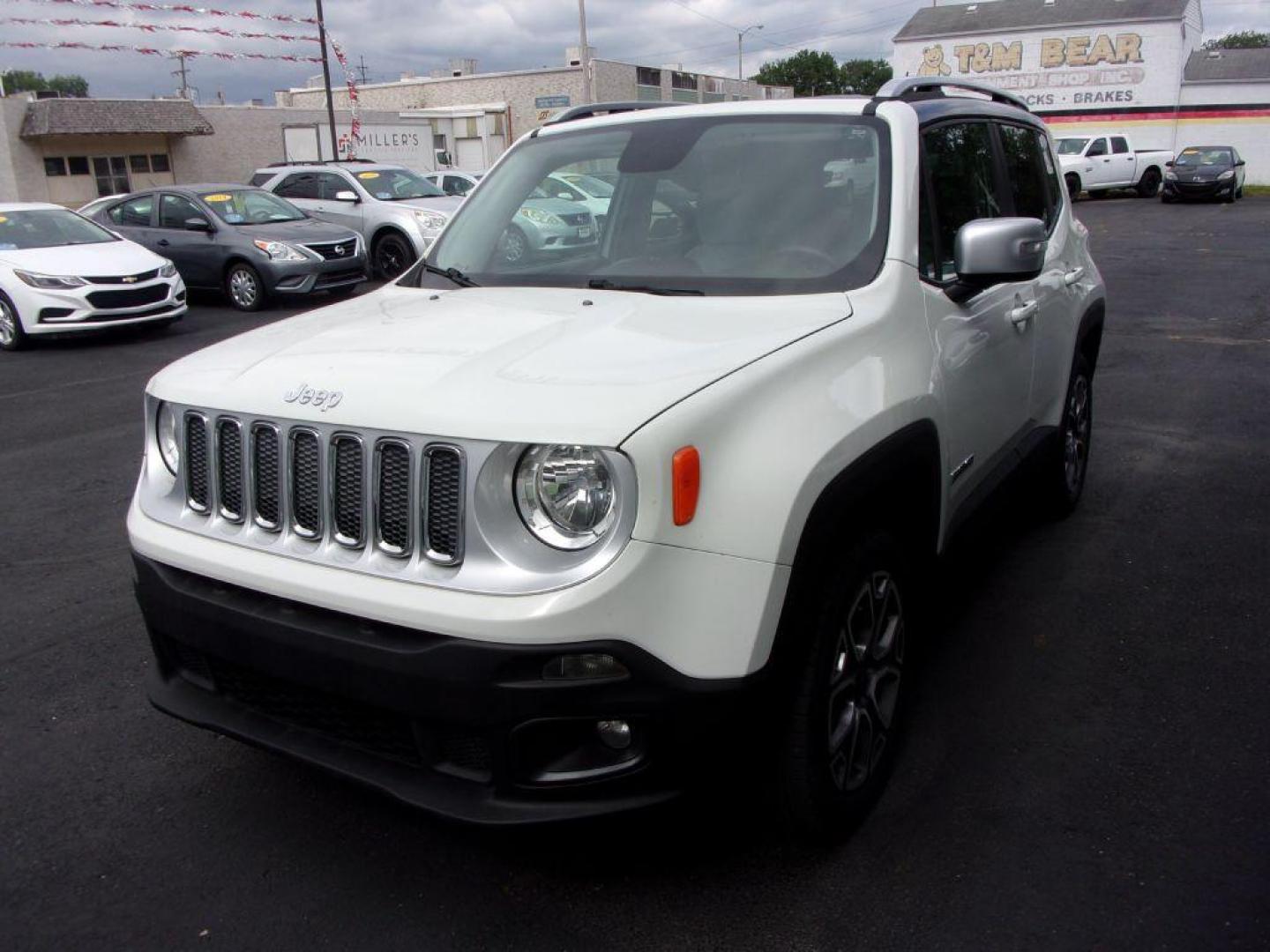 2016 WHITE JEEP RENEGADE LIMITED (ZACCJBDT2GP) with an 2.4L engine, Automatic transmission, located at 501 E. Columbia St., Springfield, OH, 45503, (800) 262-7122, 39.925262, -83.801796 - ***4WD***Navigation***Limited***Heated Leather Seating***Beats Audio***My Sky***Heated Steering Wheel***Serviced and Detailed*** Jay North Auto has offered hand picked vehicles since 1965! Our customer's enjoy a NO pressure buying experience with a small town feel. All of our vehicles get fully - Photo#6