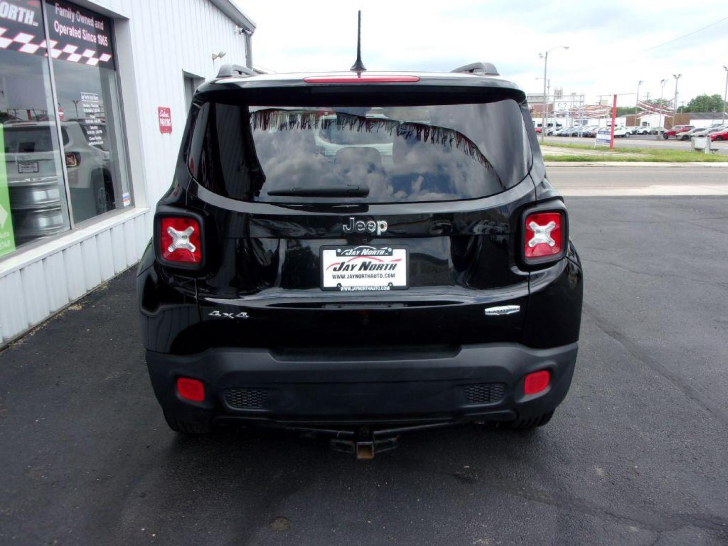 2017 BLACK JEEP RENEGADE LATITUDE (ZACCJBBB0HP) with an 2.4L engine, Automatic transmission, located at 501 E. Columbia St., Springfield, OH, 45503, (800) 262-7122, 39.925262, -83.801796 - ***4X4***LATITUDE***Heated Seats***Heated Steering Wheel***Serviced and Detailed*** Jay North Auto has offered hand picked vehicles since 1965! Our customer's enjoy a NO pressure buying experience with a small town feel. All of our vehicles get fully inspected and detailed. We are a preferred de - Photo#4