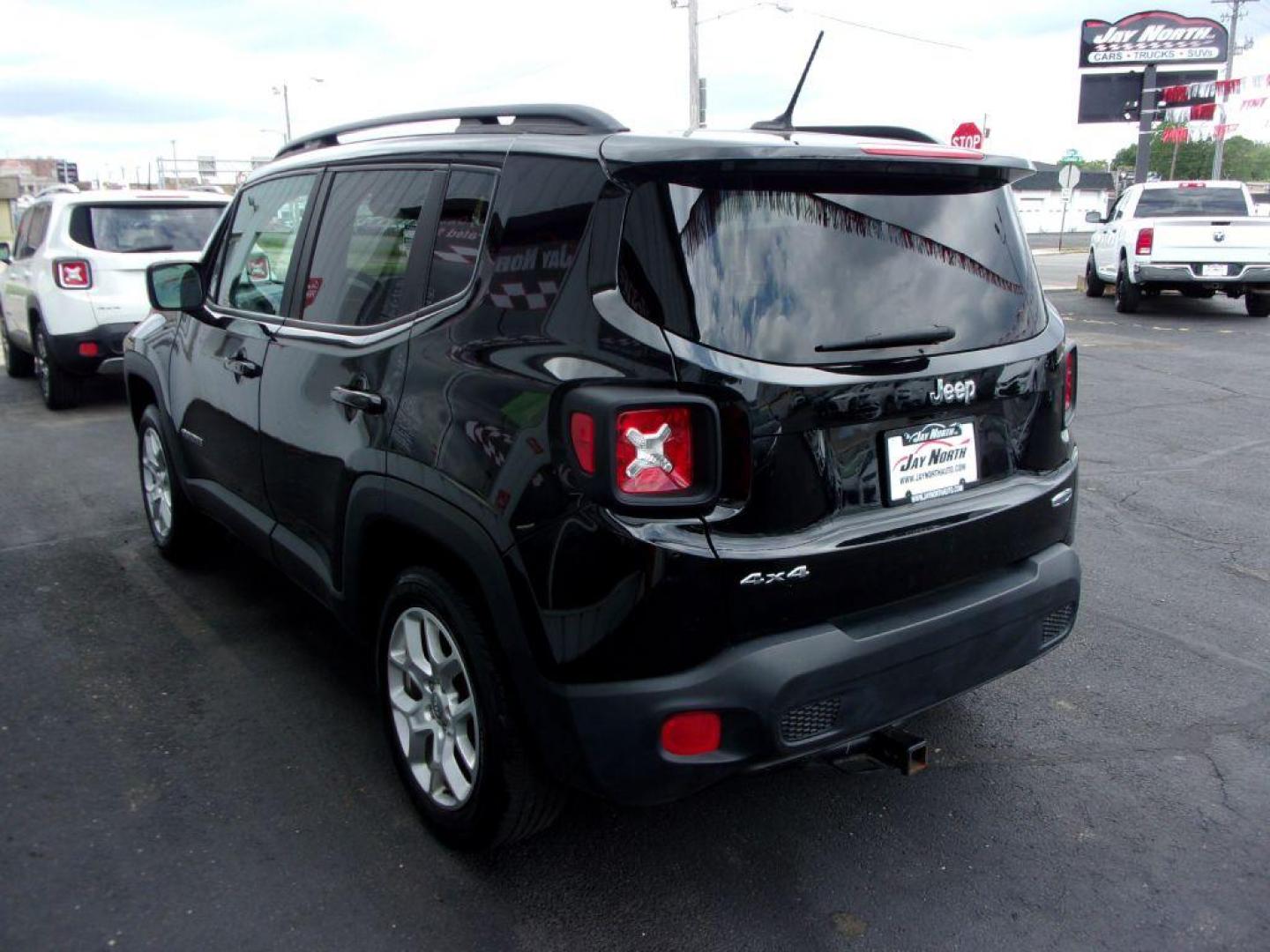 2017 BLACK JEEP RENEGADE LATITUDE (ZACCJBBB0HP) with an 2.4L engine, Automatic transmission, located at 501 E. Columbia St., Springfield, OH, 45503, (800) 262-7122, 39.925262, -83.801796 - ***4X4***LATITUDE***Heated Seats***Heated Steering Wheel***Serviced and Detailed*** Jay North Auto has offered hand picked vehicles since 1965! Our customer's enjoy a NO pressure buying experience with a small town feel. All of our vehicles get fully inspected and detailed. We are a preferred de - Photo#5